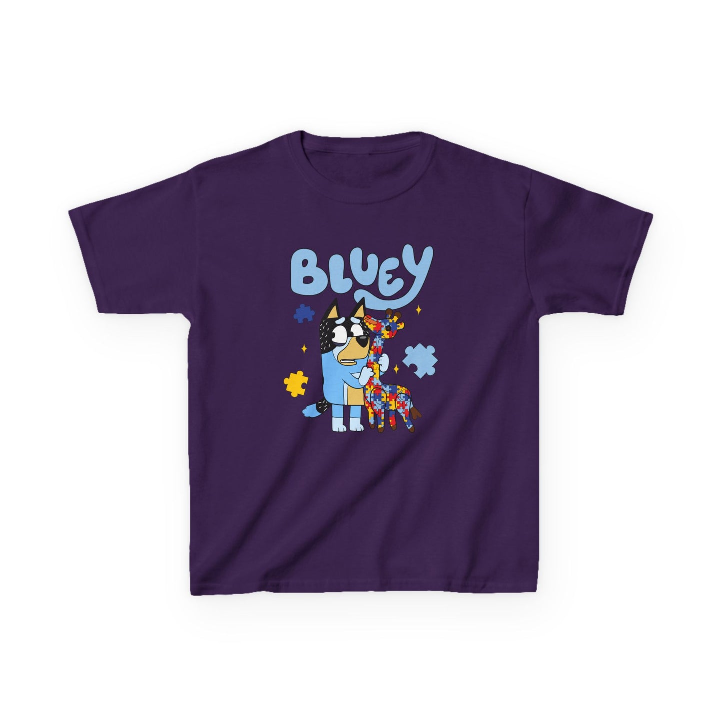 Bluey Kids T-Shirt – Colorful Cartoon Blue Heeler Design