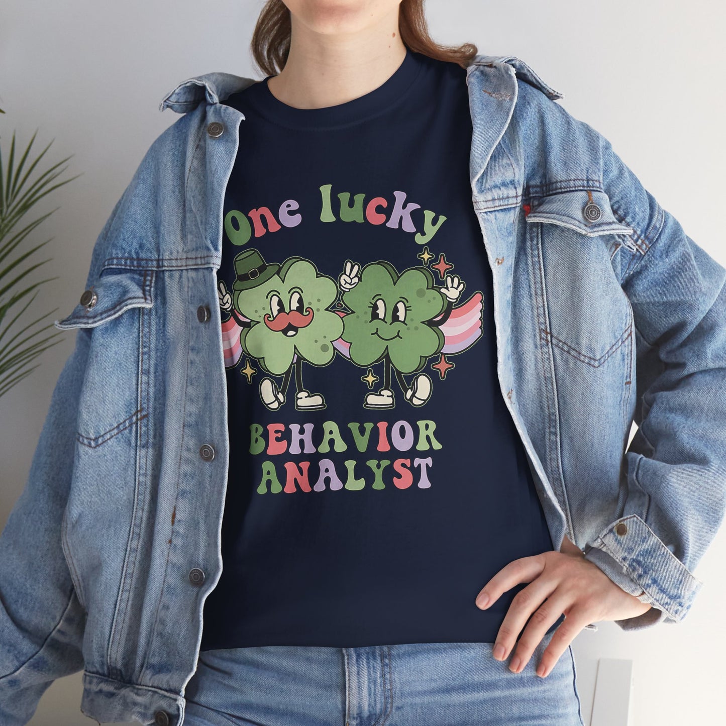 One Lucky Behavior Analyst T-Shirt — St. Patrick’s Day Shamrock ABA Shirt