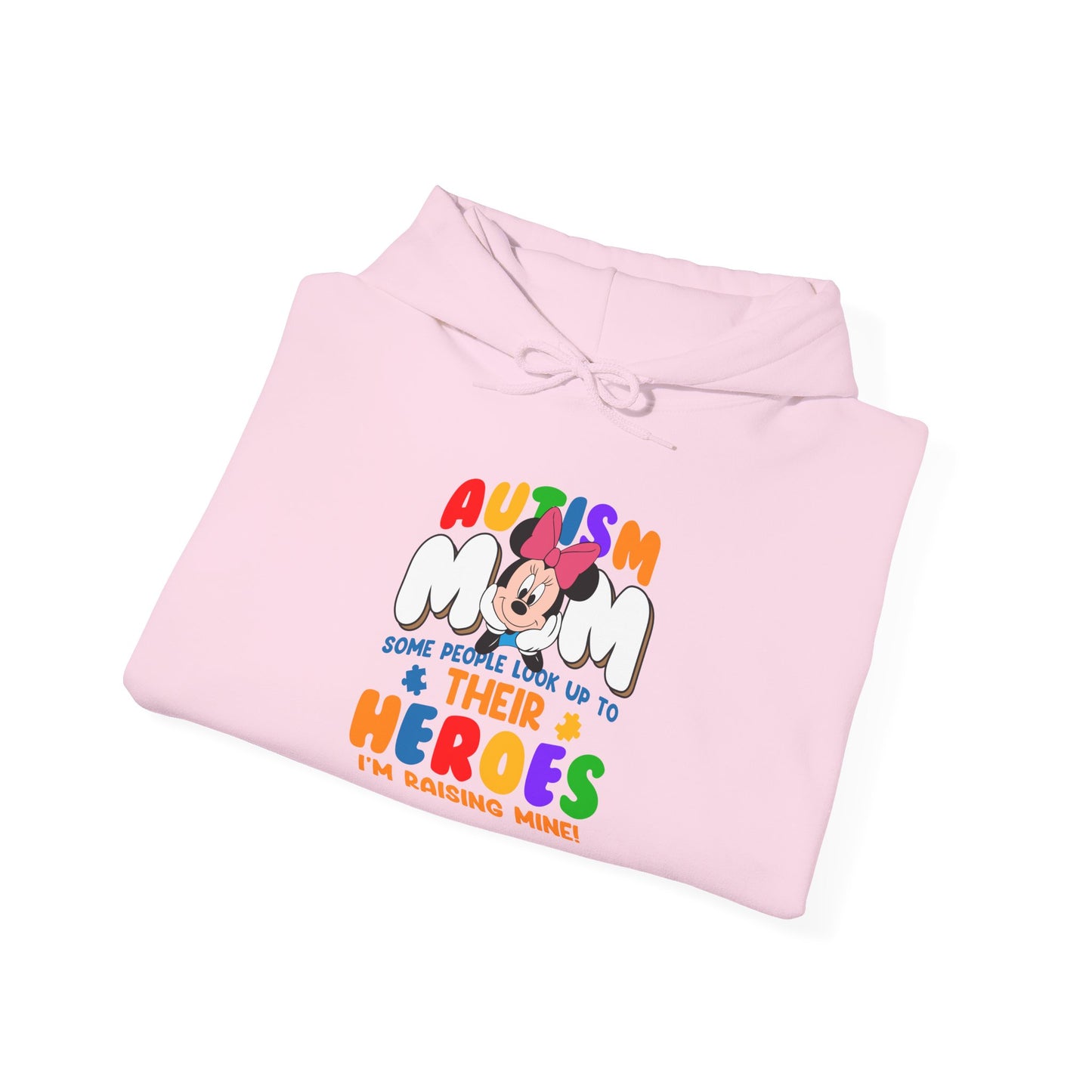 Autism Mom Hoodie - Proud Parent Support Sweatshirt (I’m Raising Heroes)