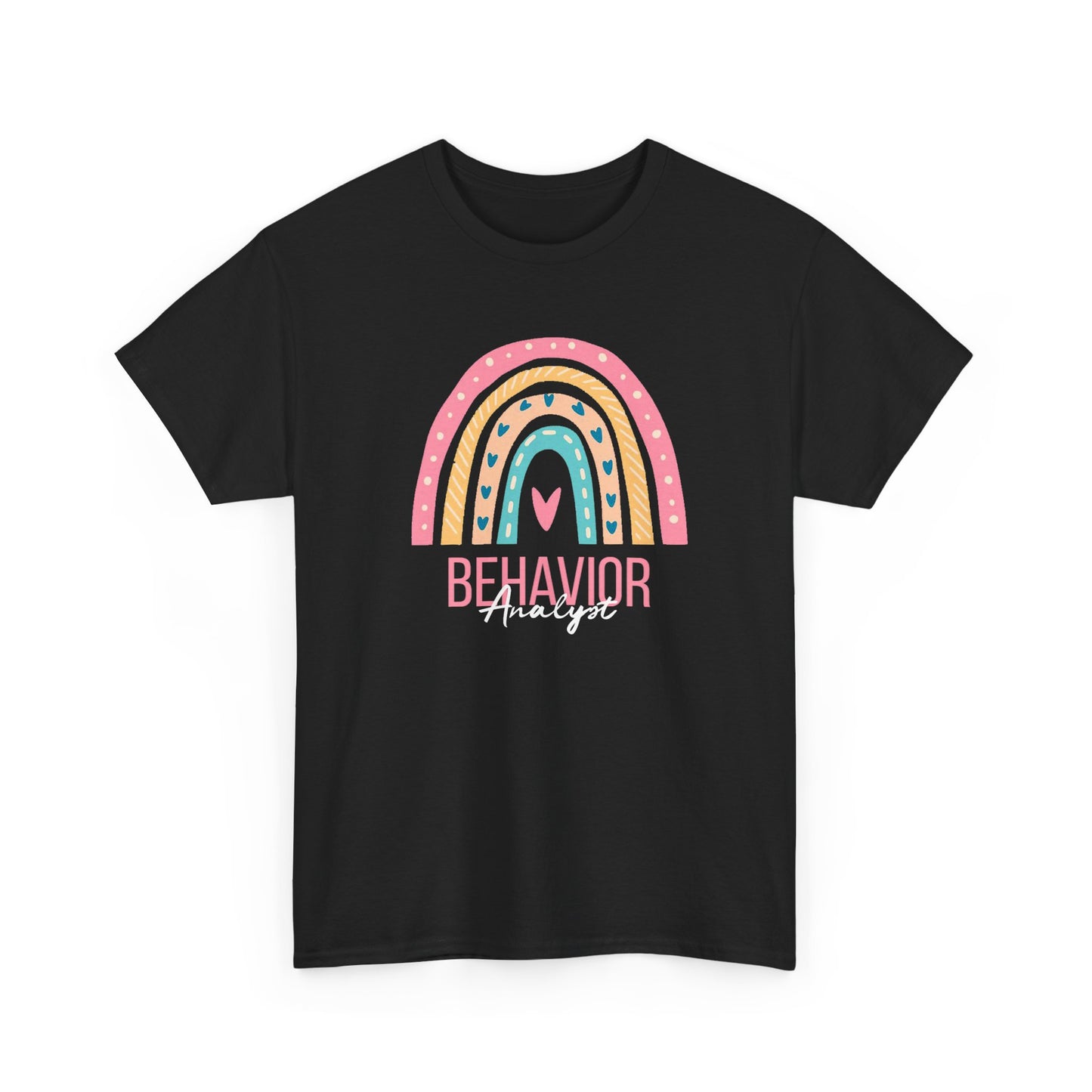 Behavior Analyst Rainbow T-Shirt – Cute Pastel ABA Tee for Teachers & Therapists