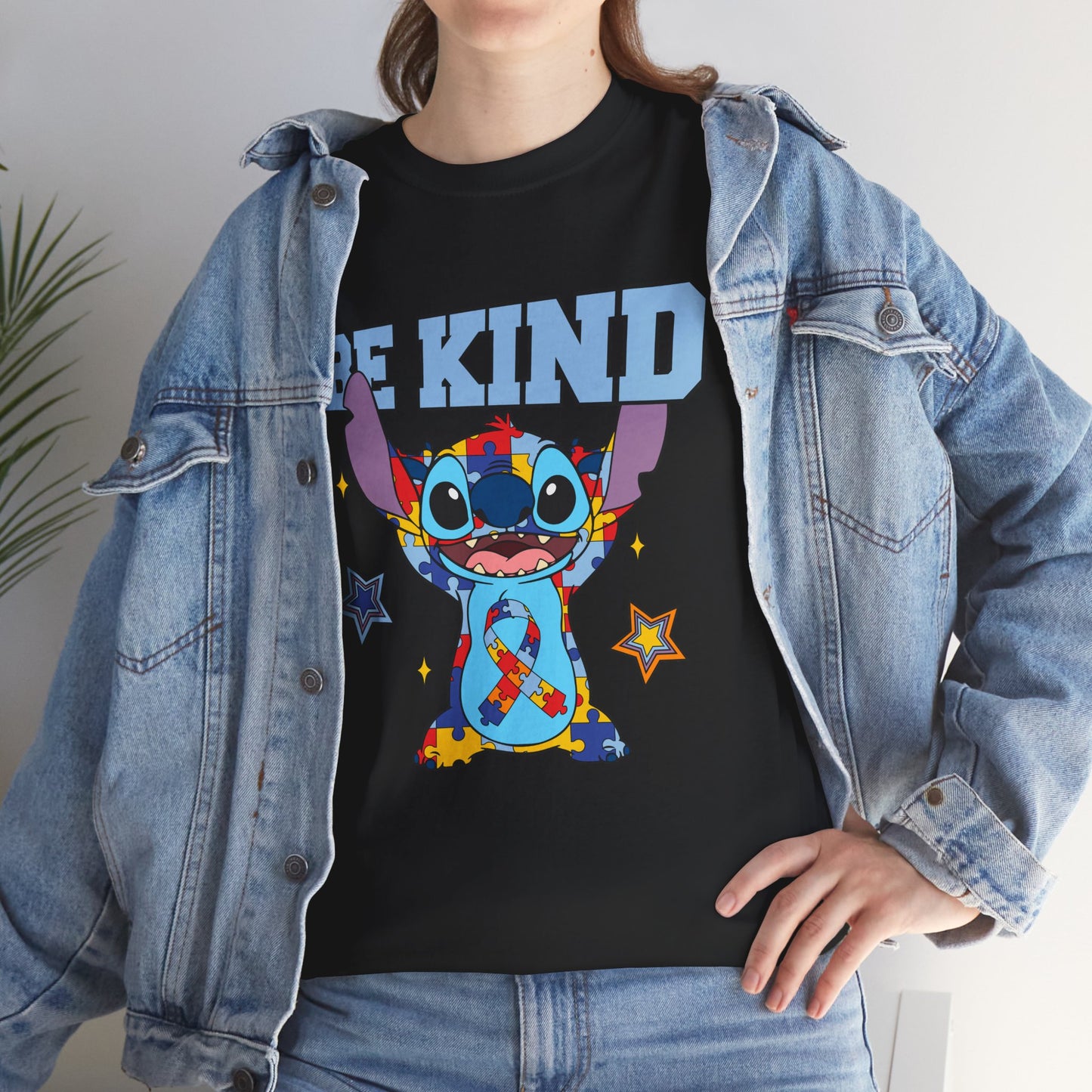Be Kind Graphic Tee — Cute Stitch Character T‑Shirt for Kids & Fans