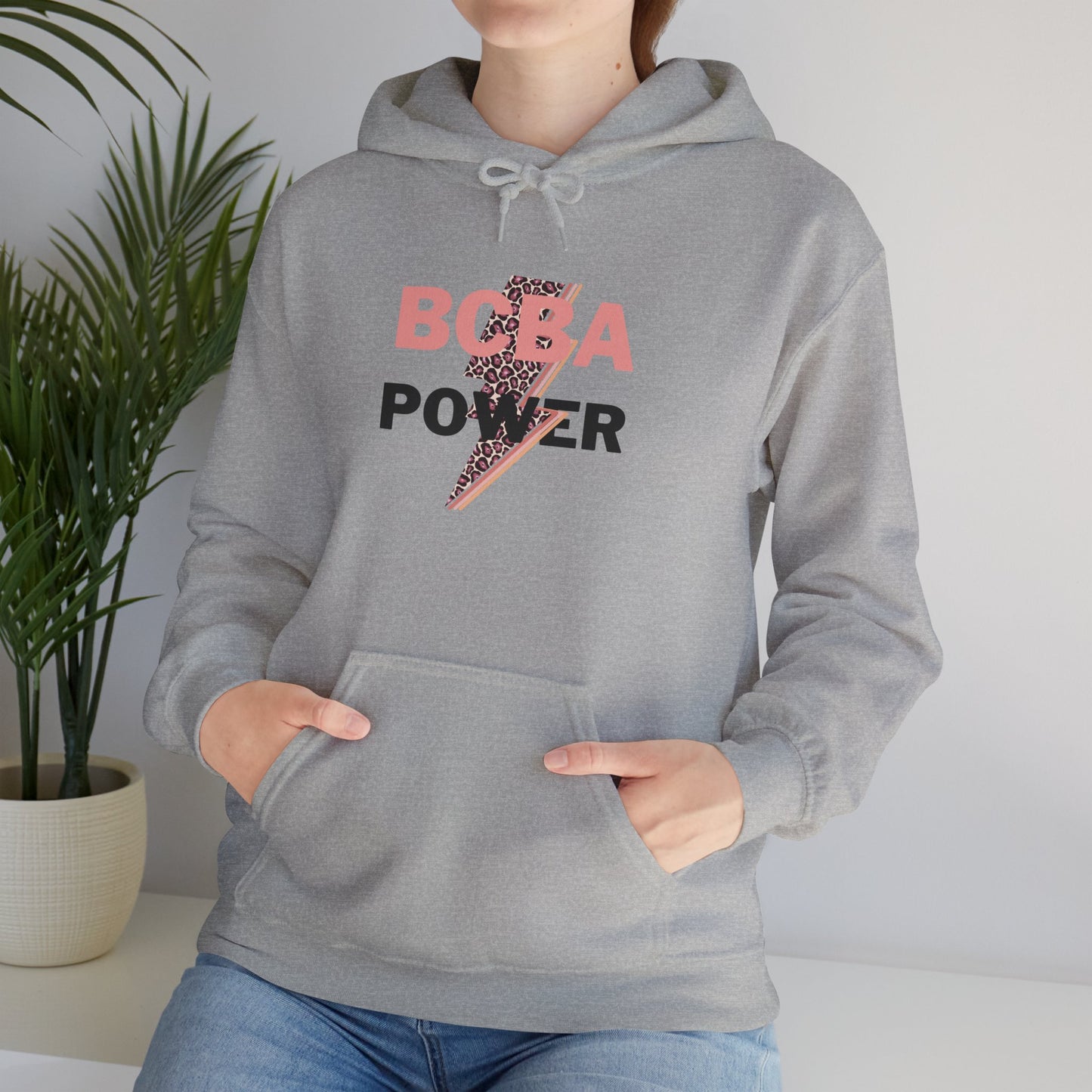 BCBA Power Lightning Hoodie — Cute Kawaii Bubble Tea Graphic Sweatshirt