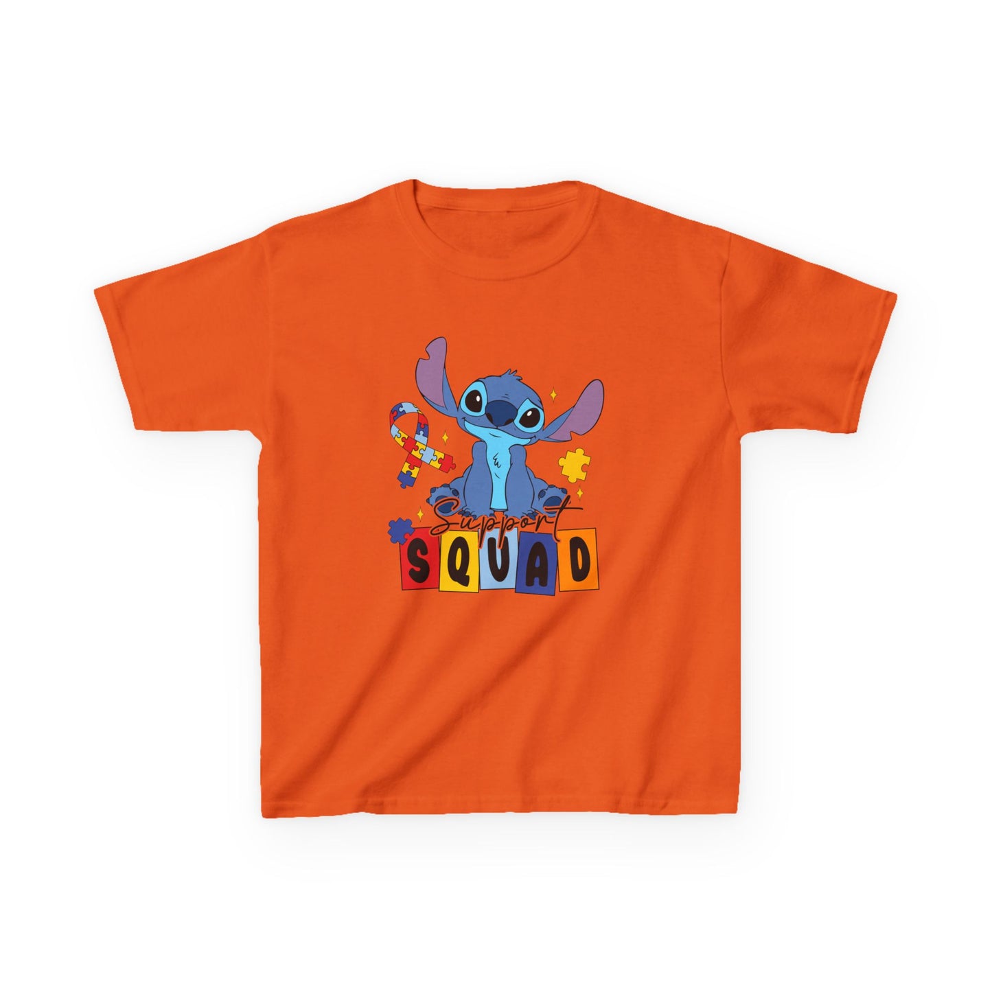 Kids Tee — Cute Stitch 'Squad' Graphic Shirt for Disney Fans
