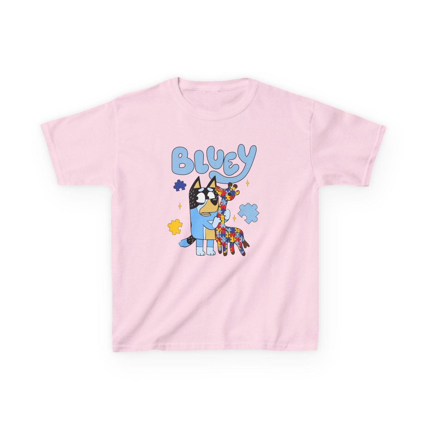 Bluey Kids T-Shirt – Colorful Cartoon Blue Heeler Design