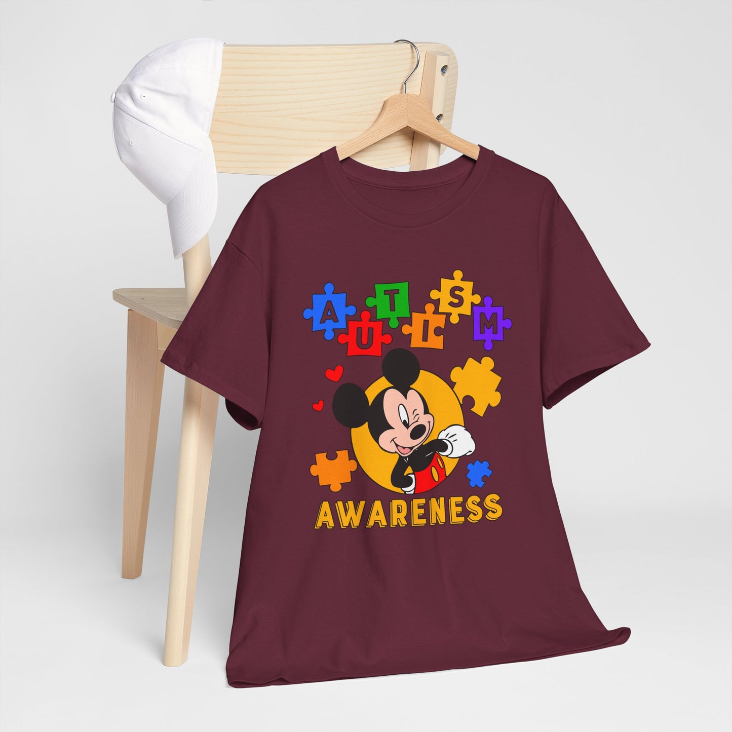 Autism Awareness Puzzle Tee — Cute Character Design