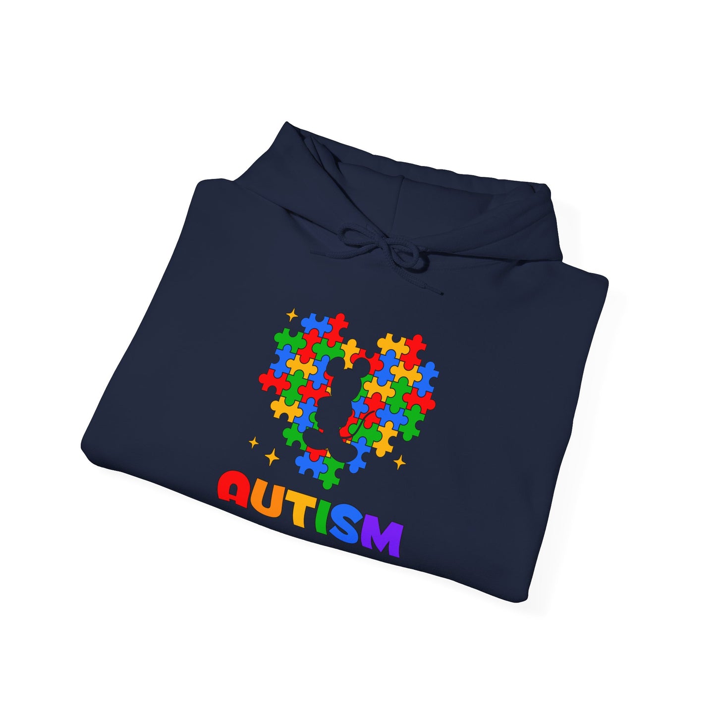 Autism Puzzle Heart Hoodie — Colorful Awareness Sweatshirt