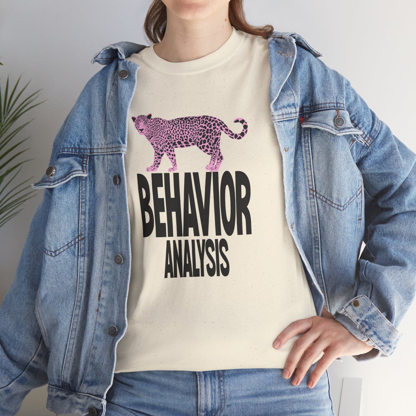 Behavior Analysis Unisex Heavy Cotton Tee - Creative Animal Print T-Shirt