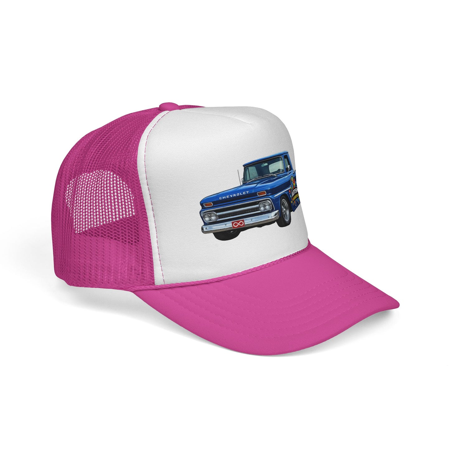 Tim’s Truck- Vintage Blue Pickup Trucker Cap — Classic Retro Truck Mesh Hat