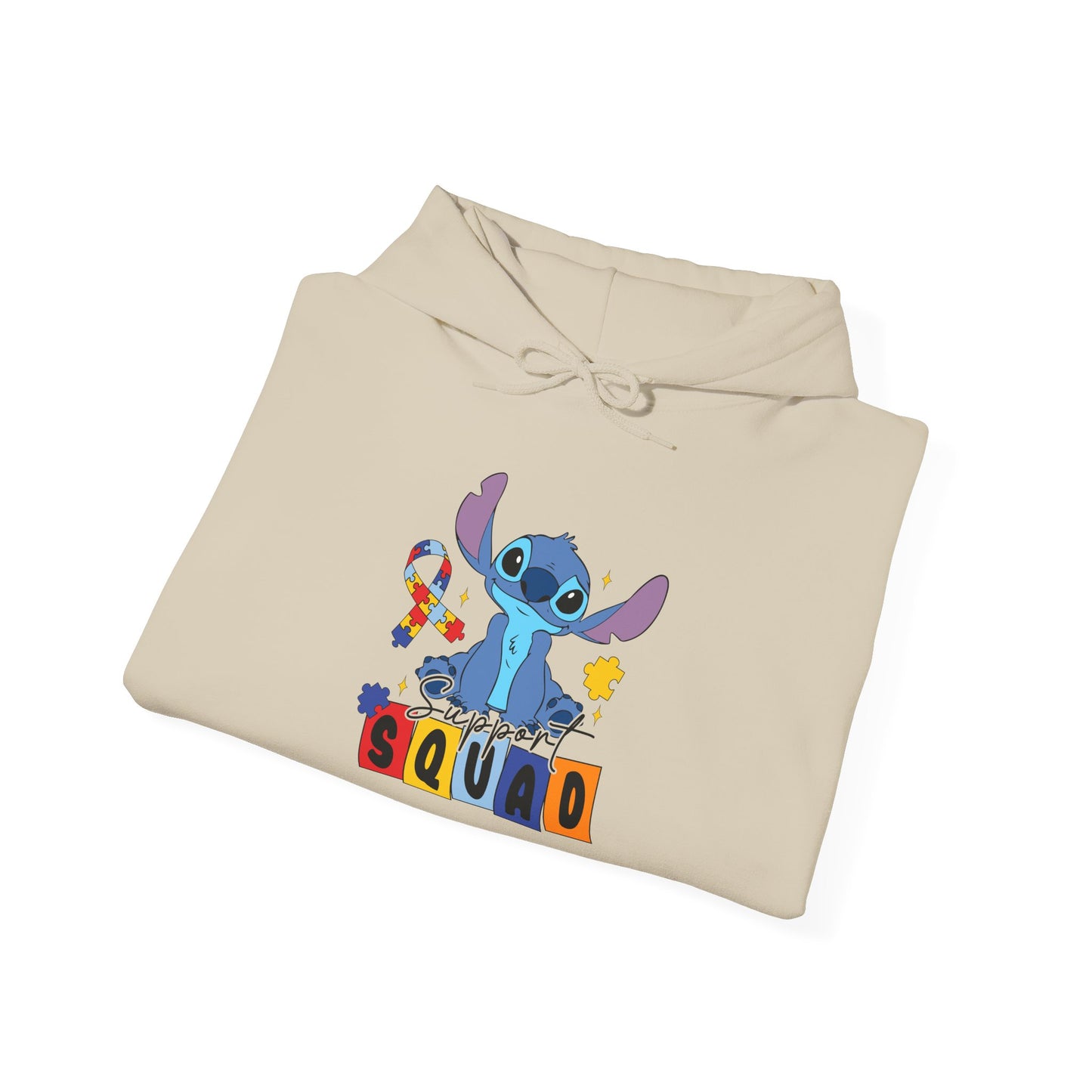 Cute Cartoon Alien 'Squad' Hoodie - Graphic Pullover for Fans