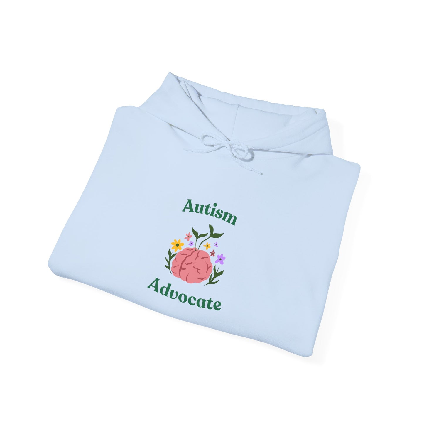 Autism Advocate Hoodie — Floral Puzzle Heart Support Sweatshirt