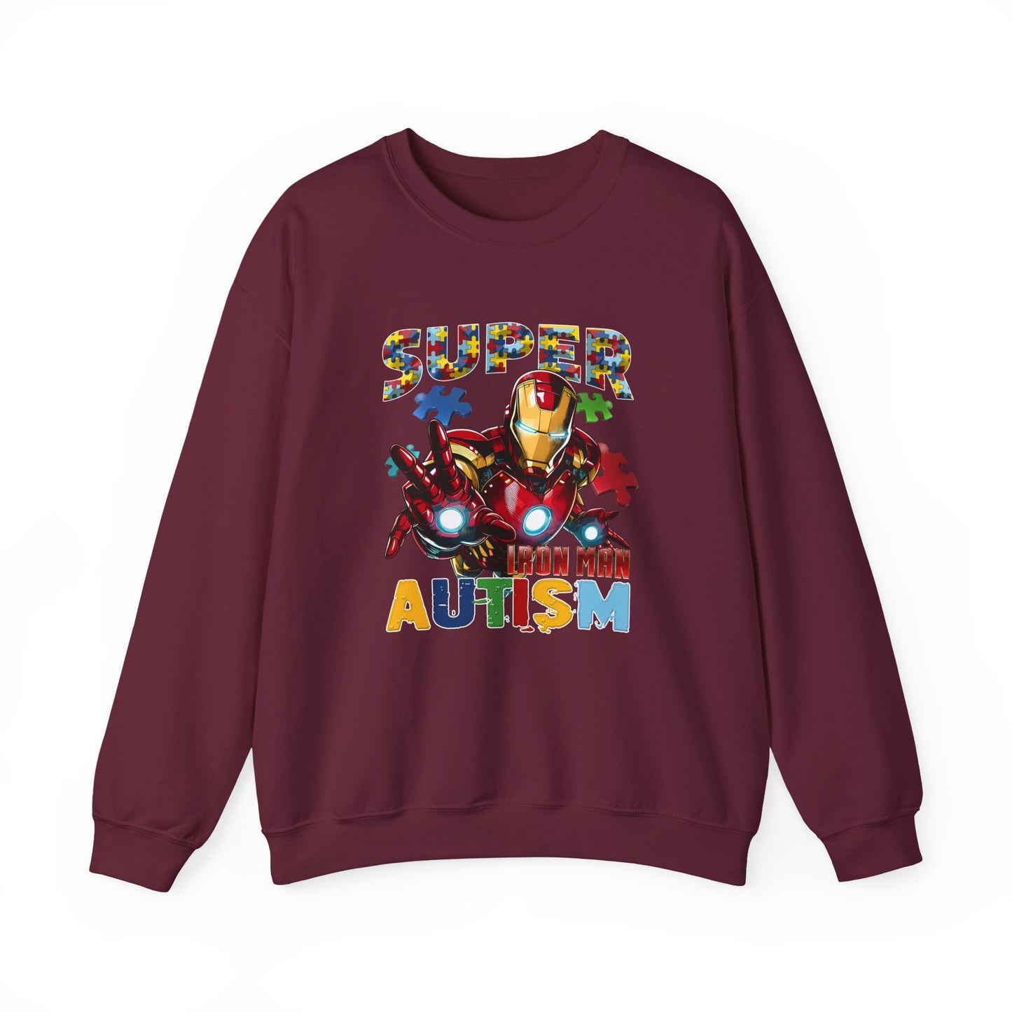 Autism Awareness Iron Hero Sweatshirt