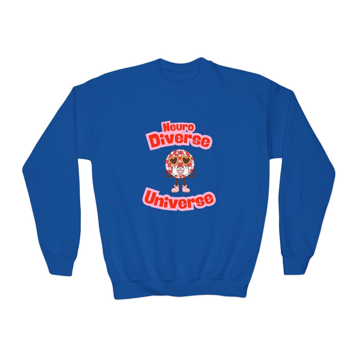 Neuro Diverse Universe Youth Crewneck Sweatshirt