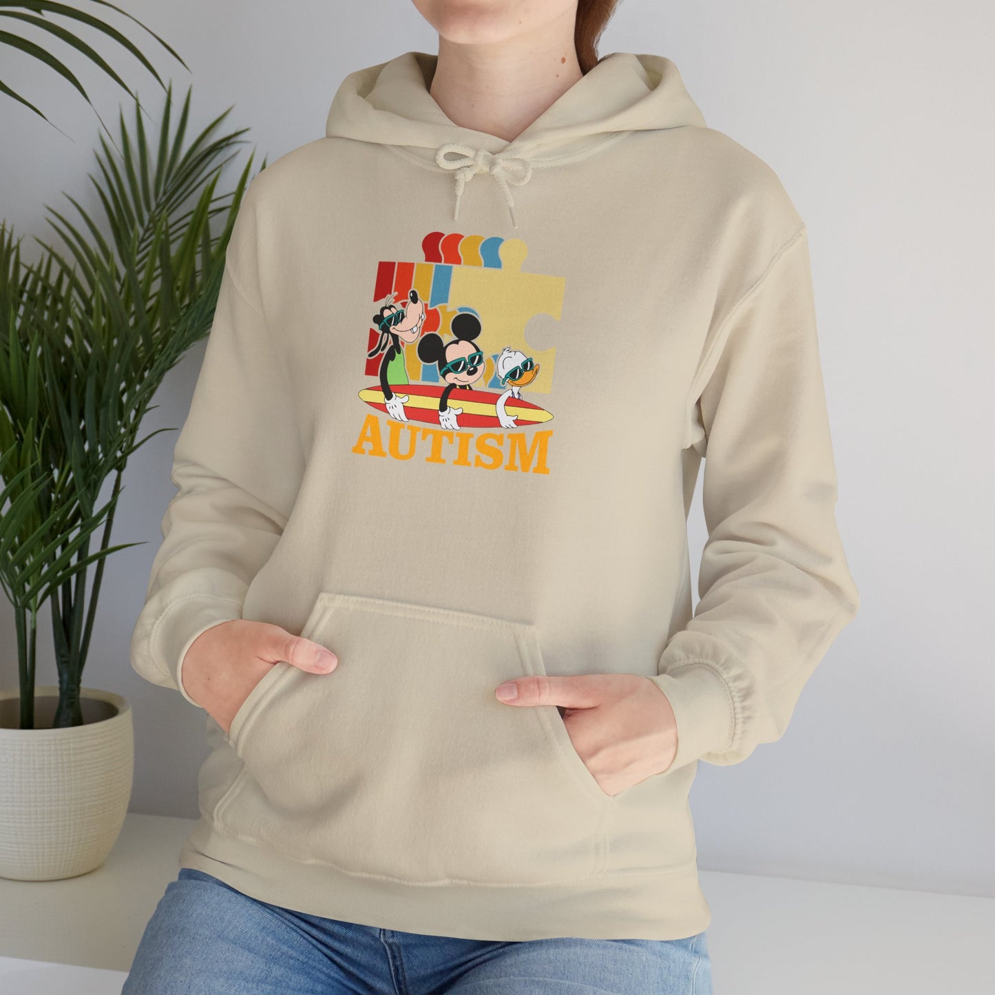 Autism Awareness Puzzle Hoodie — Colorful Support Design