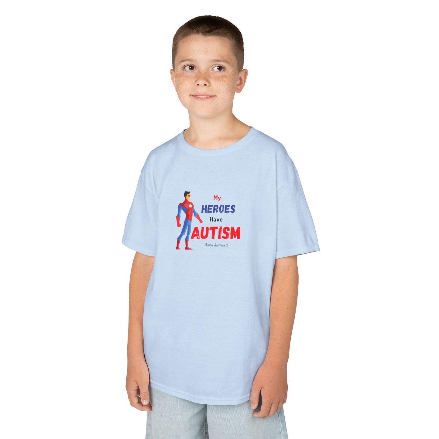 Autism Awareness Kids Tee - My Heroes Have Autism
