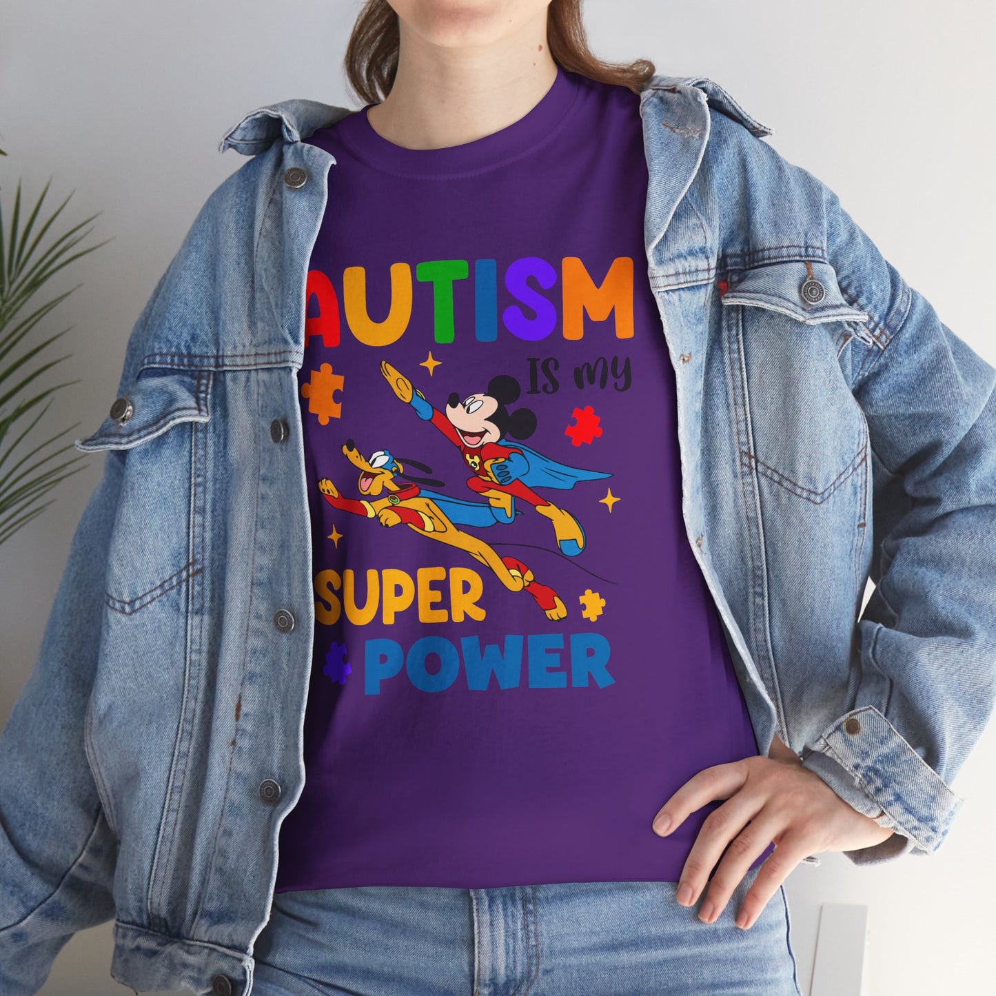 Autism Is My Superpower Tee — Colorful Autism Awareness Kids Shirt