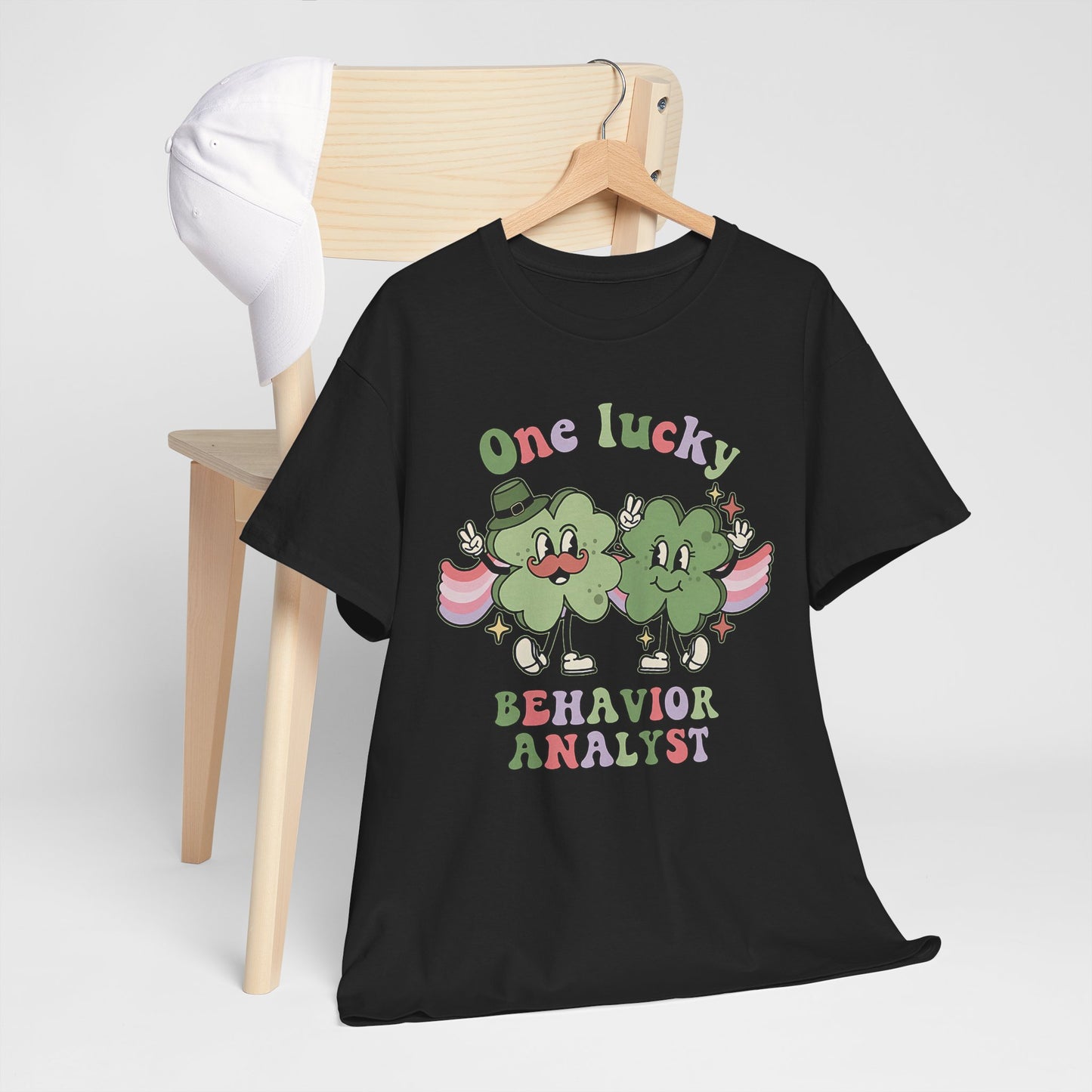 One Lucky Behavior Analyst T-Shirt — St. Patrick’s Day Shamrock ABA Shirt