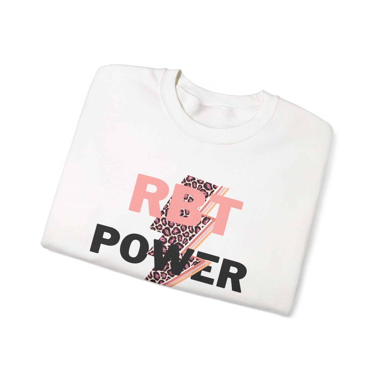 RBT Power Crewneck Sweatshirt – Retro Lightning Graphic