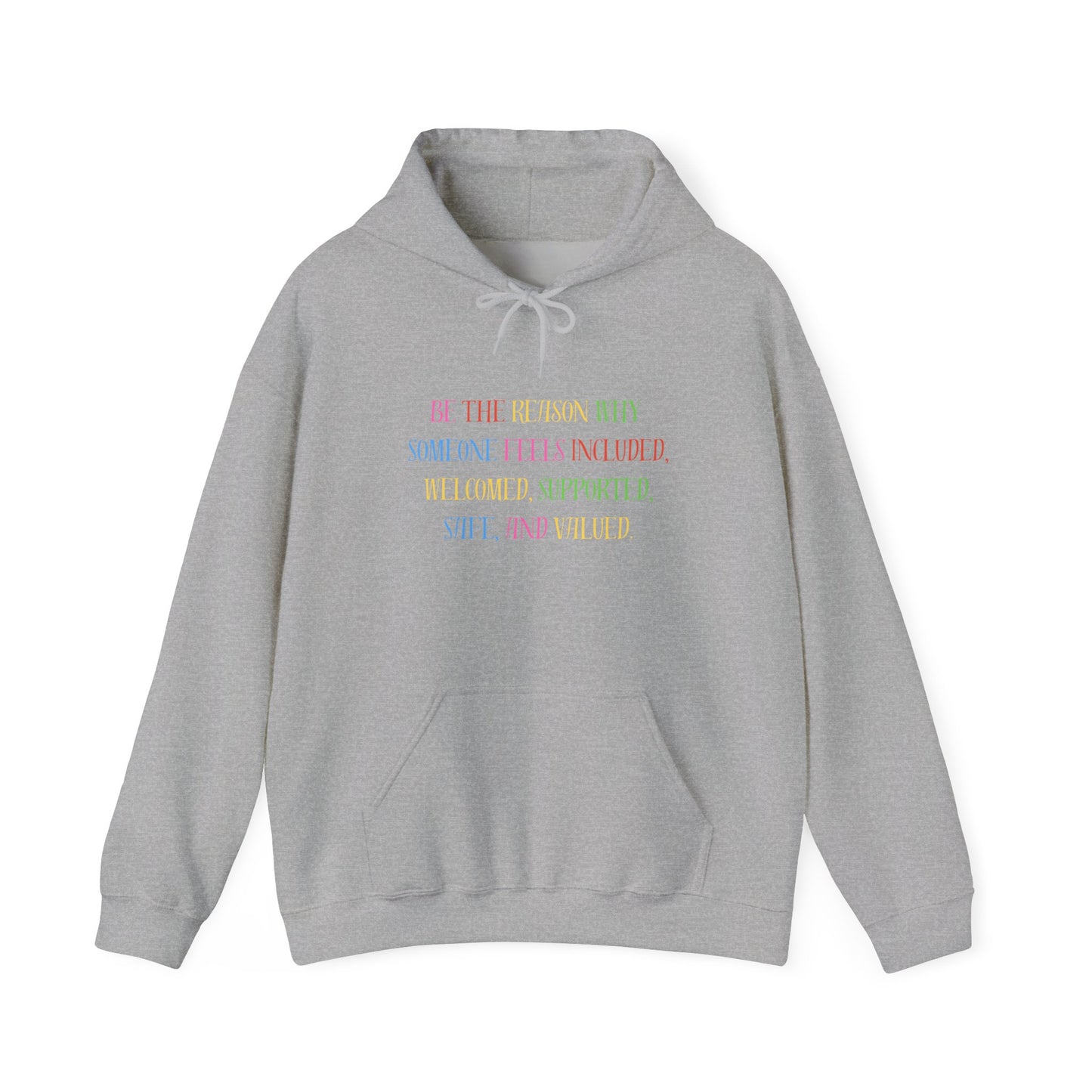 Pastel Inspirational Hoodie — 'Be the Reason Someone Smiles Today' Comfort Pullover