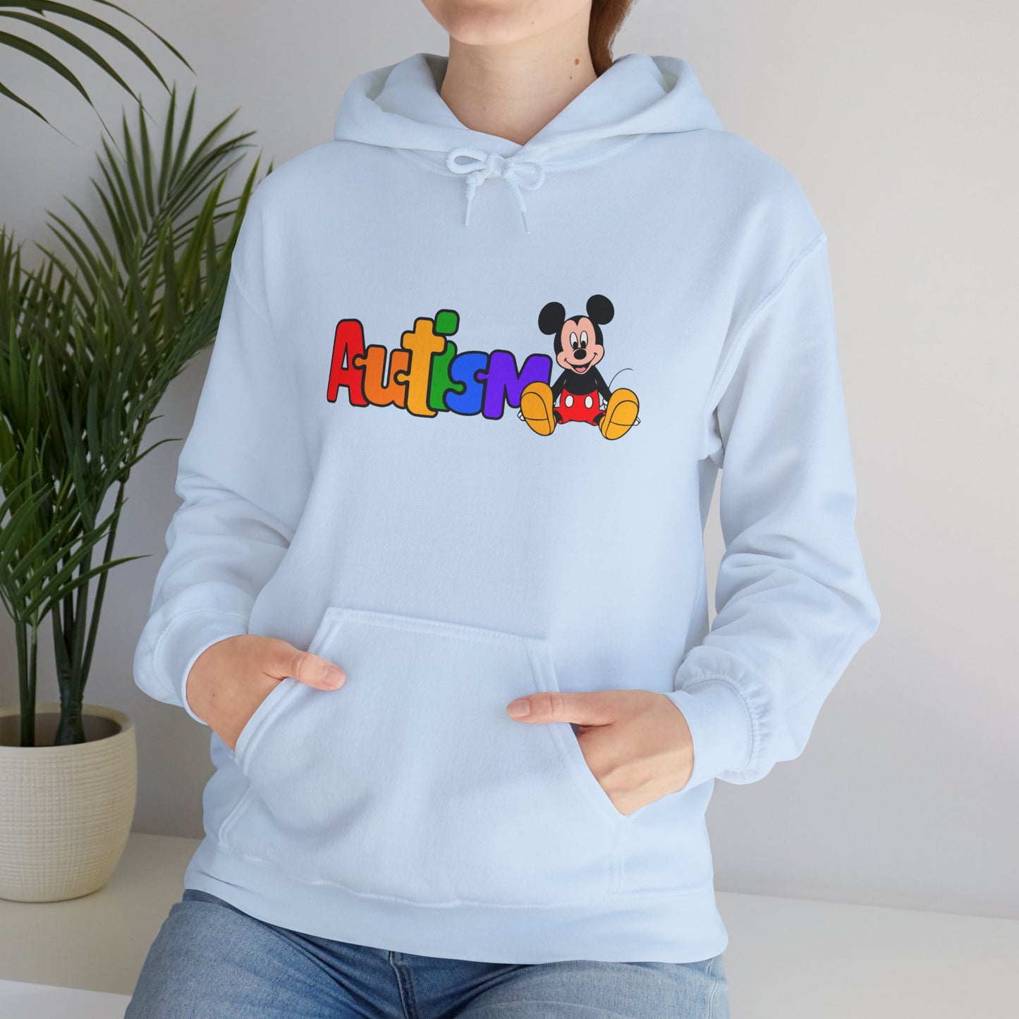 Autism Pride Hoodie — Colorful Puzzle Logo Sweatshirt