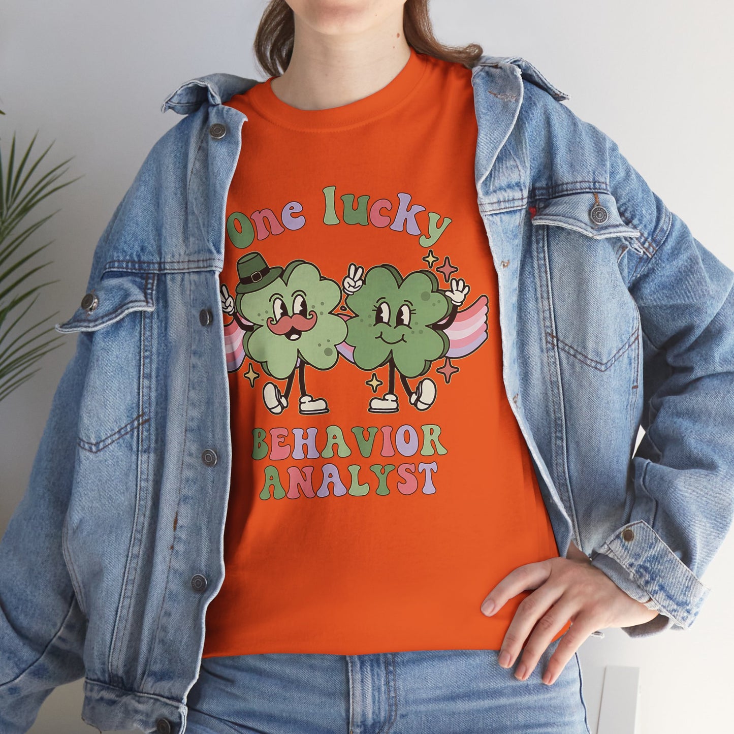 One Lucky Behavior Analyst T-Shirt — St. Patrick’s Day Shamrock ABA Shirt