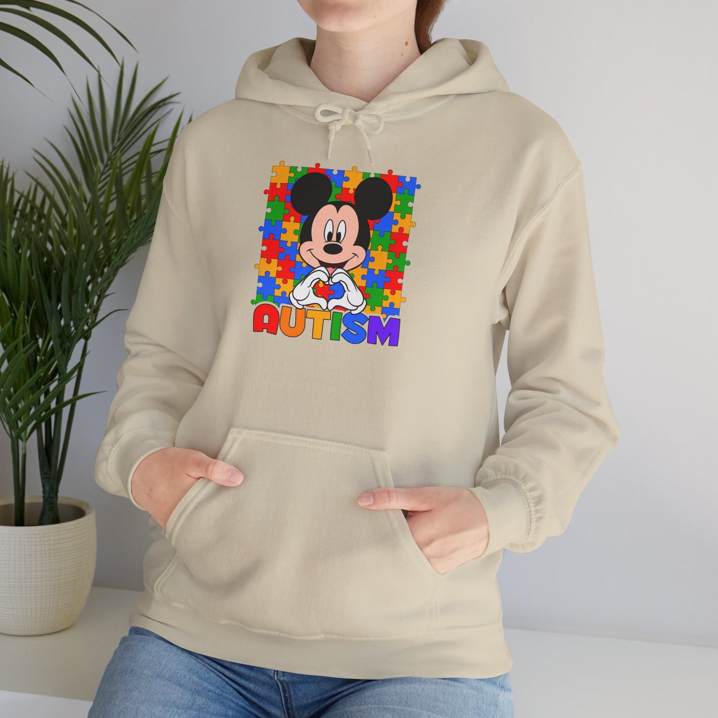 Autism Puzzle Heart Hoodie — Colorful Awareness Pullover