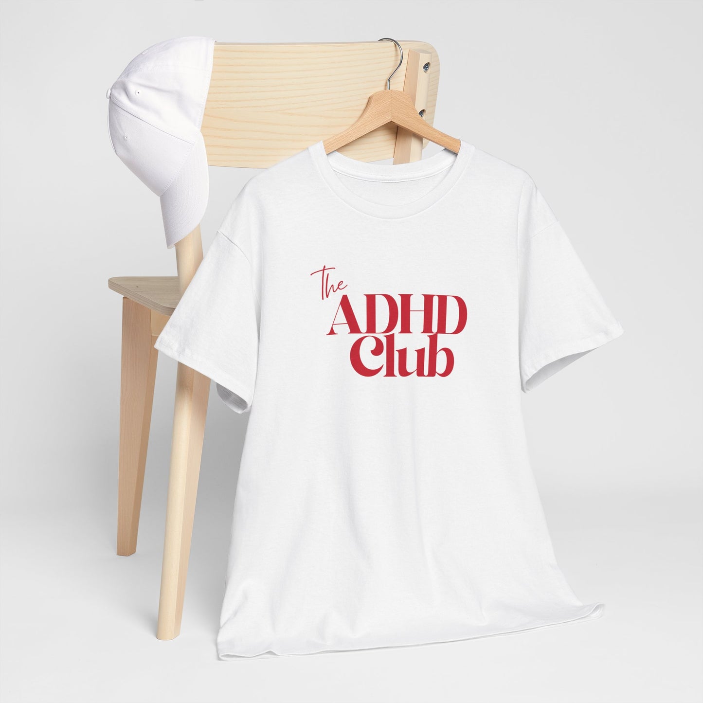 ADHD Club Unisex Heavy Cotton Tee - Comfortable & Supportive T-Shirt