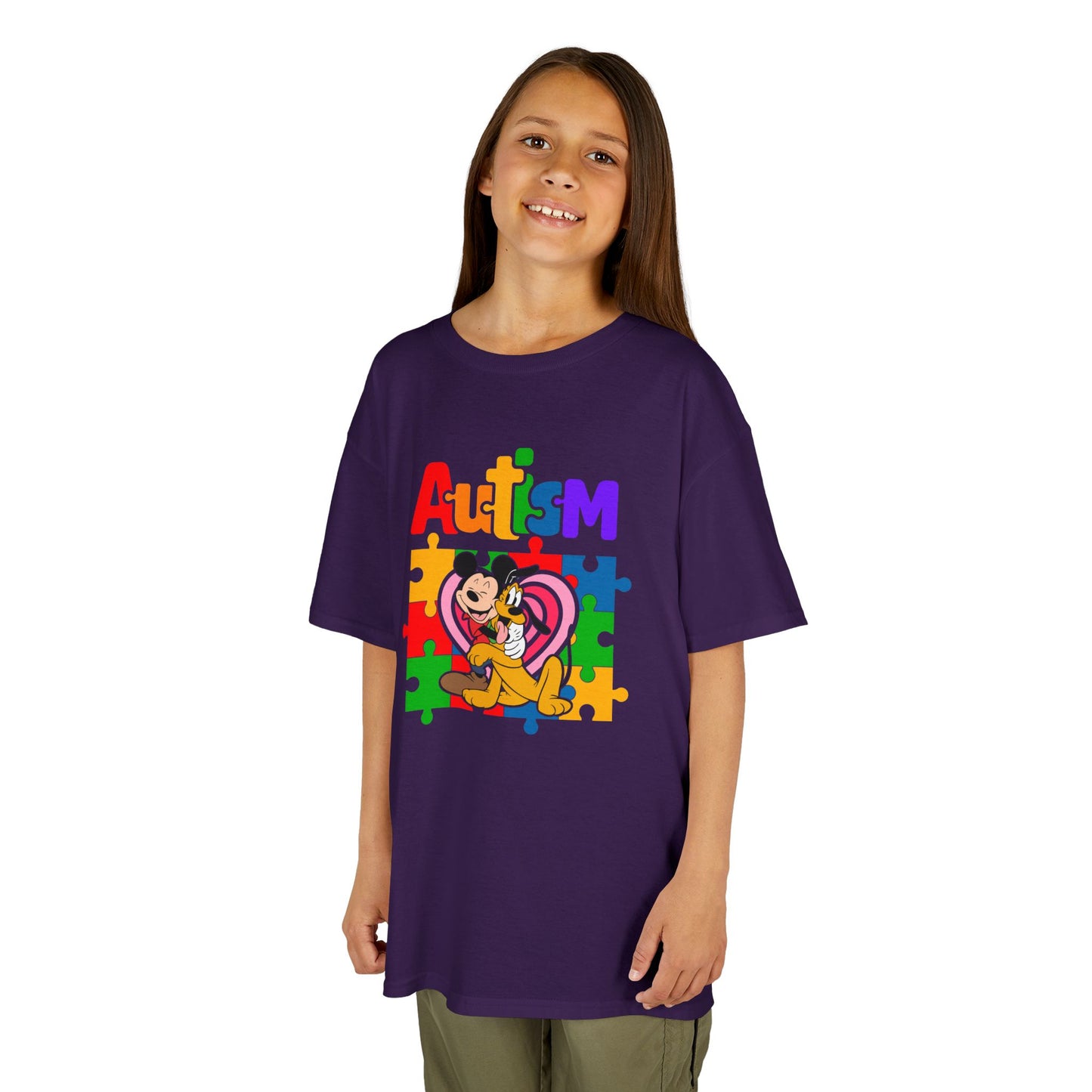 Kids Autism Awareness Puzzle Heart T-Shirt