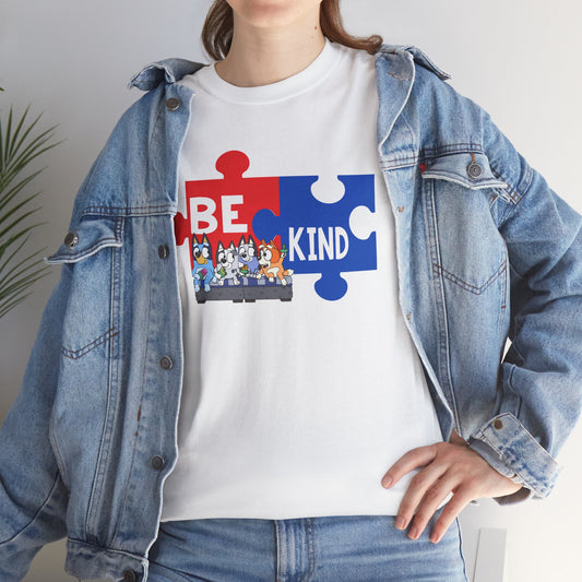 Be Kind Puzzle Piece T-Shirt — Autism Awareness Tee
