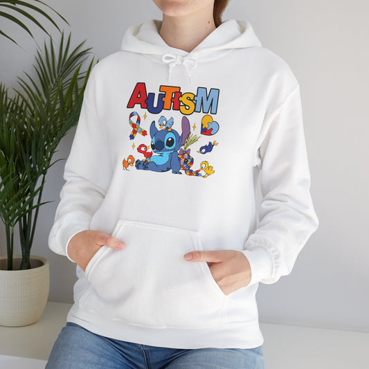 Autism Awareness Hoodie — Colorful Puzzle Heart Support Design