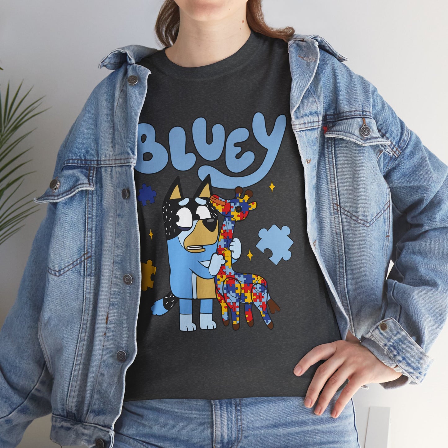 Bluey and Bingo Cartoon Dog T-Shirt — Cute Kids’ Blue Heeler Tee