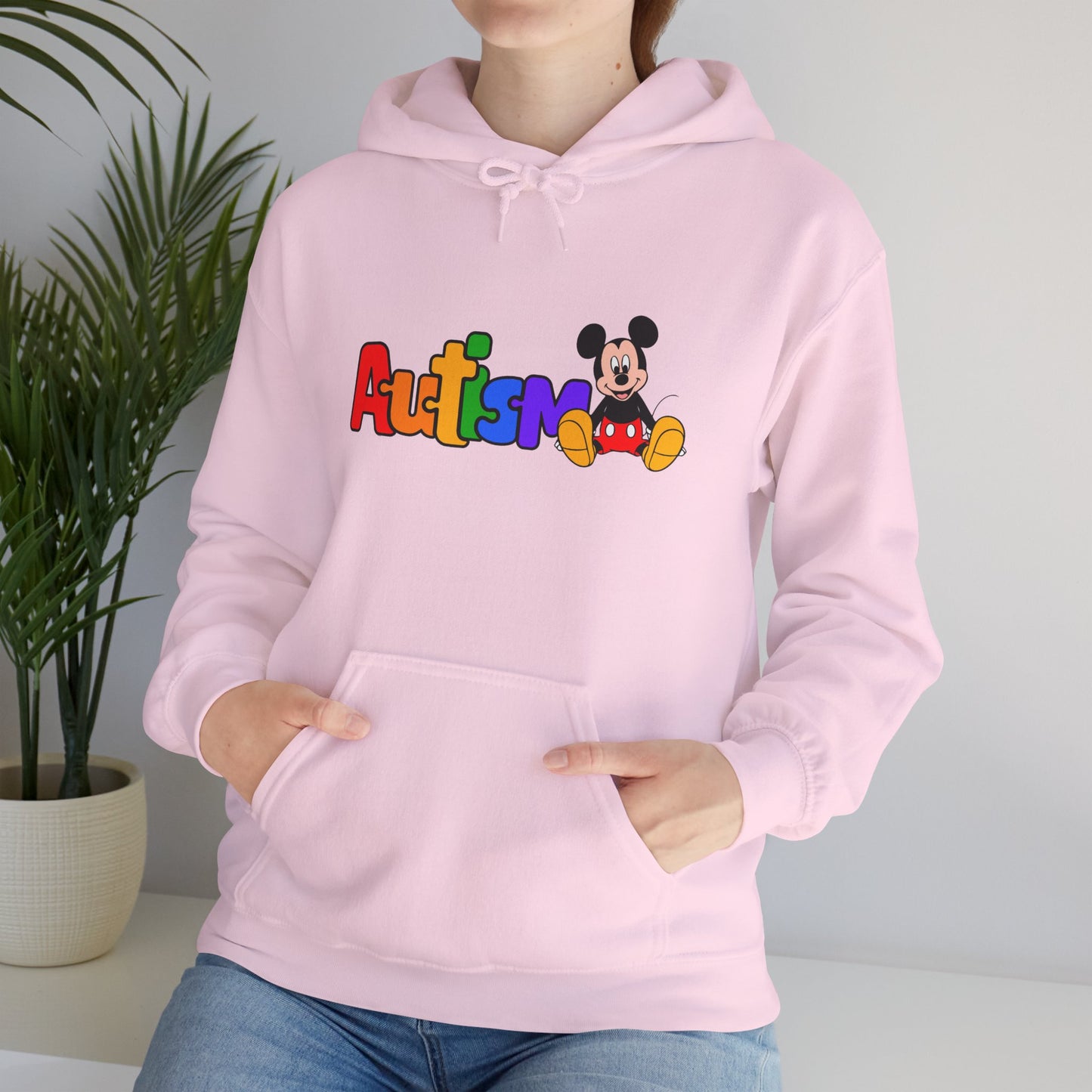 Autism Pride Hoodie — Colorful Puzzle Logo Sweatshirt