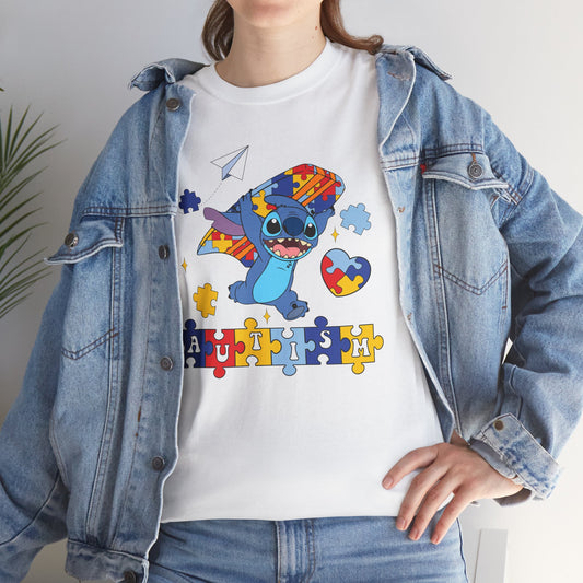 Autism Awareness Puzzle Heart Tee