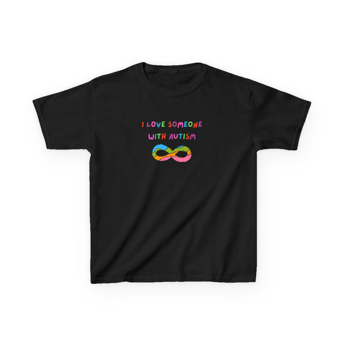 Autism Love Kids Tee - I Love Someone With Autism Graphic T-Shirt