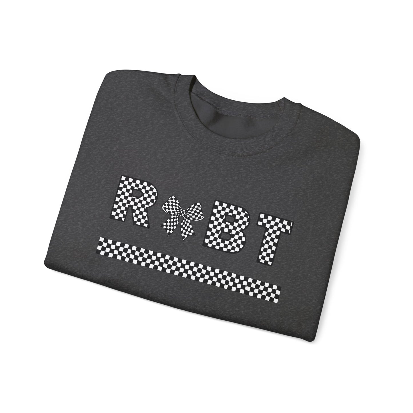 RBT Bow Checkered Crewneck Sweatshirt
