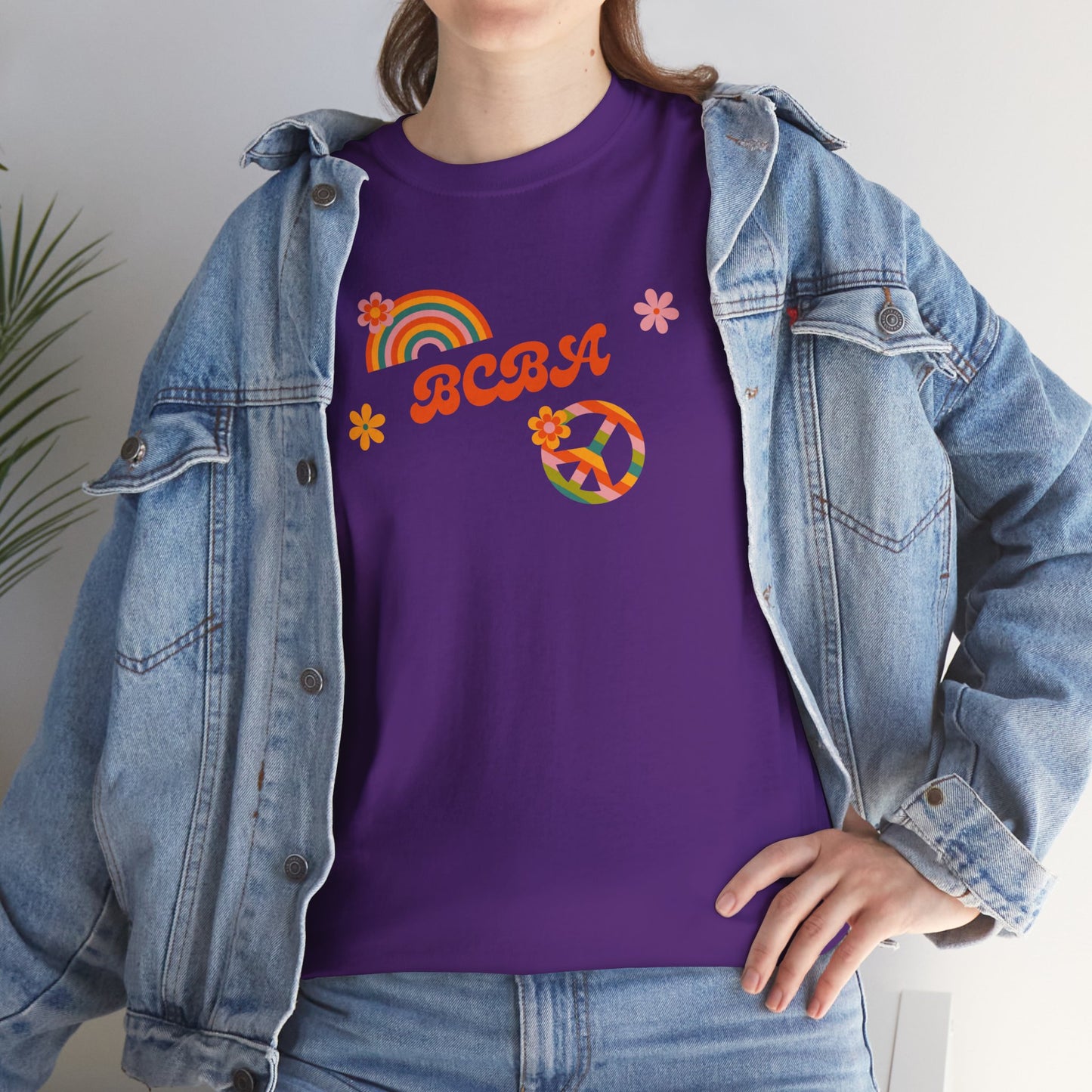Retro Rainbow Peace Tee, Unisex Cotton T-Shirt, Vintage Graphic Shirt, Festival Wear, Summer Fashion, Gift for Friends