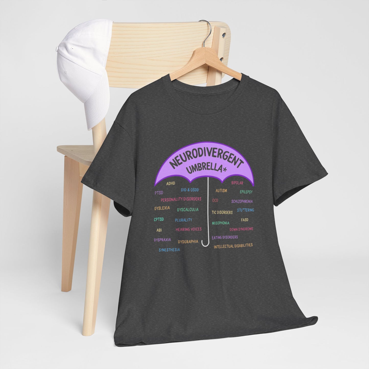Neurodivergent Umbrella Unisex Heavy Cotton Tee