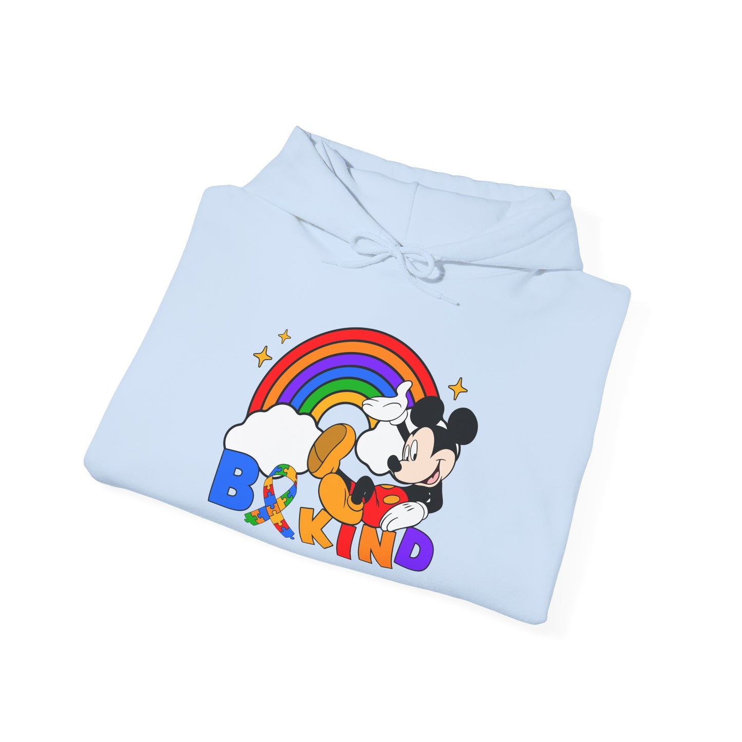Hoodie — Be Kind Rainbow Mickey Graphic Pullover