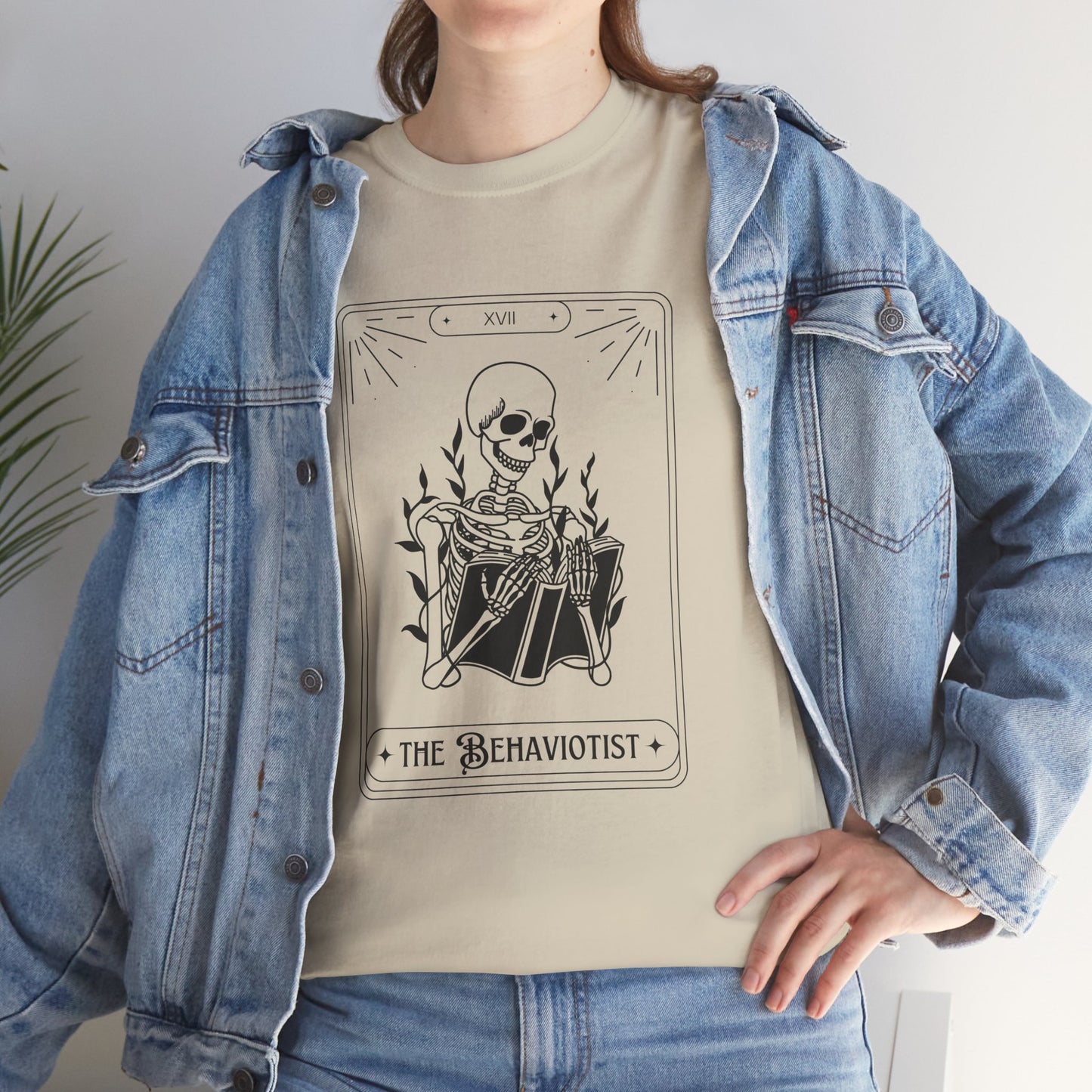 Skeleton Themed Unisex Heavy Cotton Tee - Perfect for Halloween and Casual Wear