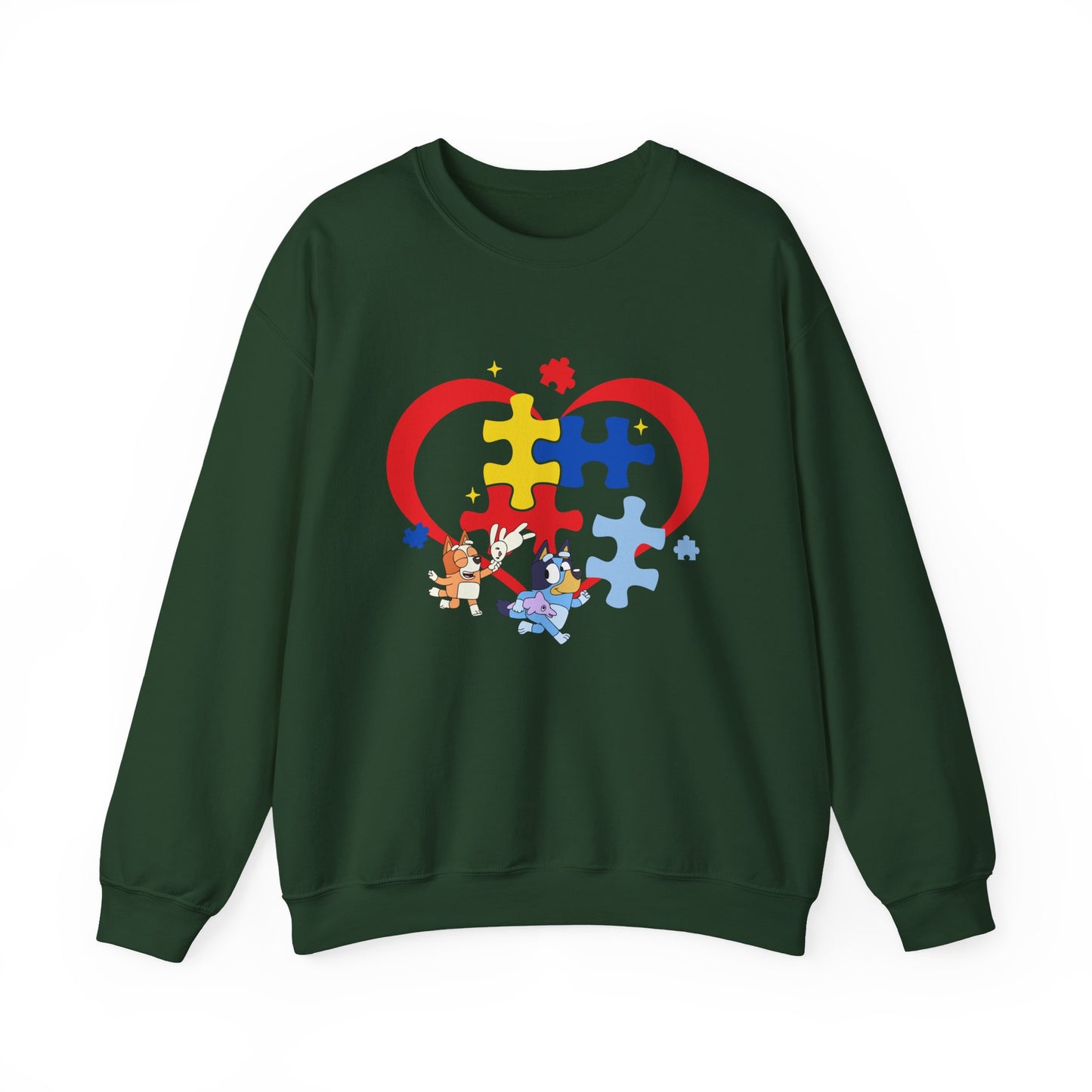 Autism Awareness Puzzle Heart Sweatshirt