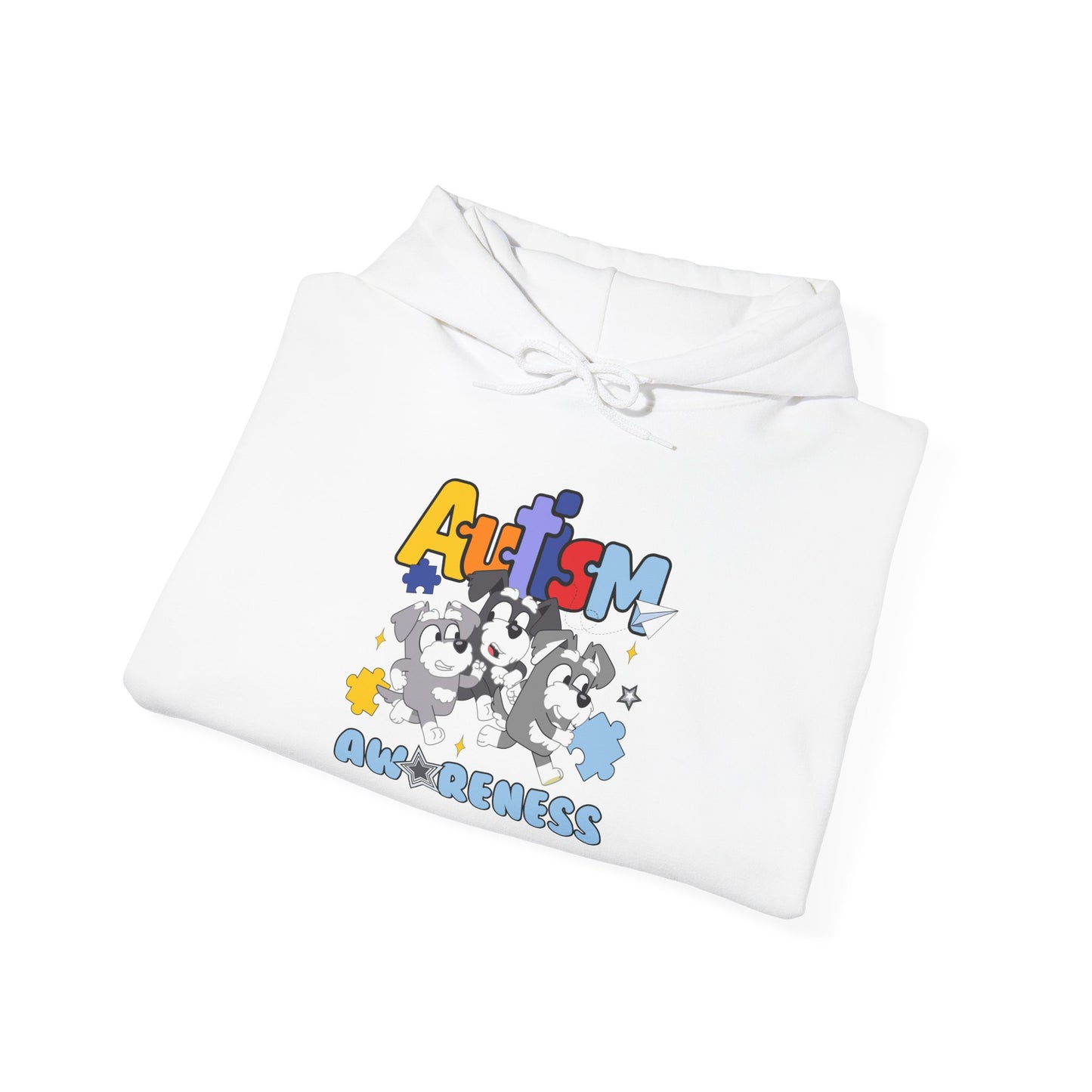 Autism Awareness Hoodie — Puzzle Heart Design