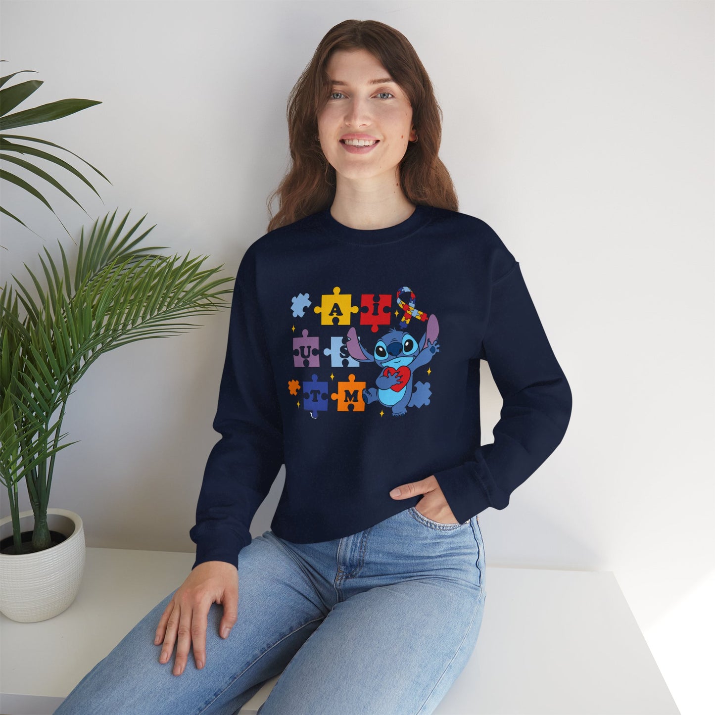 Autism Awareness Puzzle Heart Sweatshirt