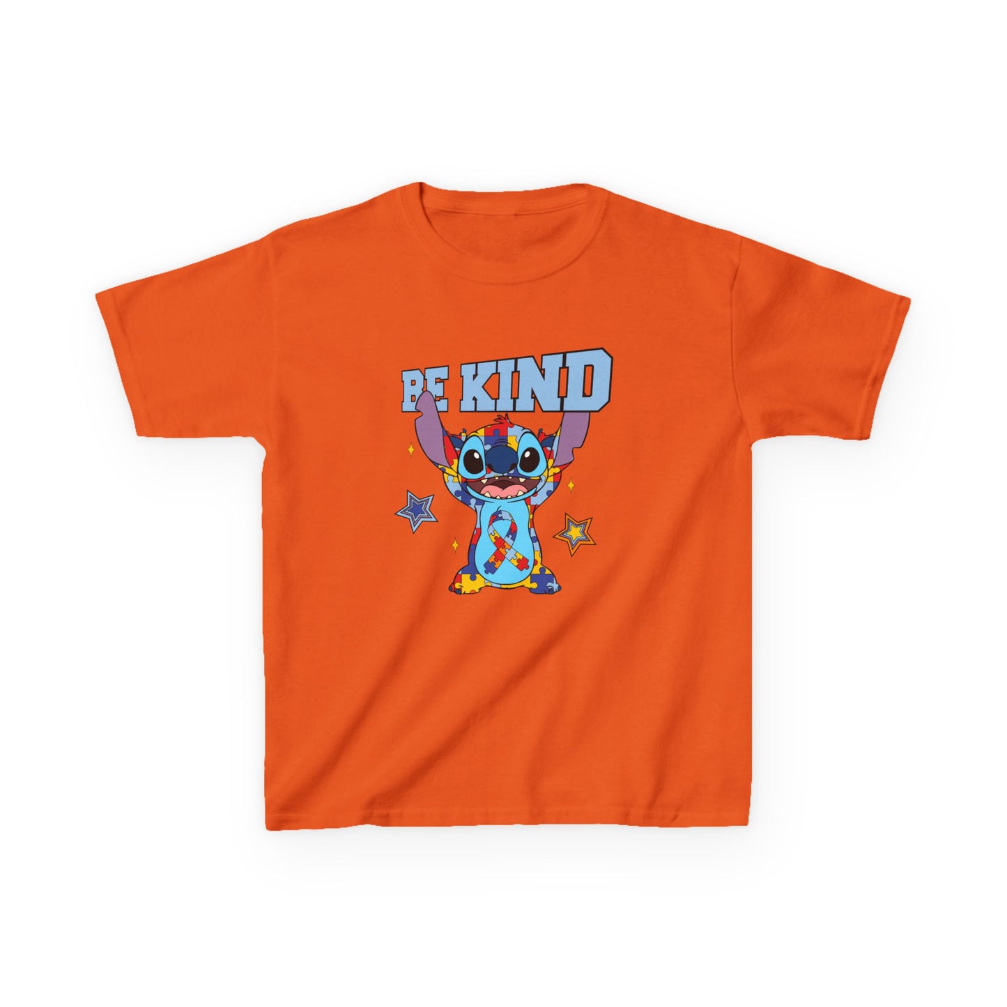 Kids Tee — Cute 'Be Kind' Cartoon Alien Graphic Shirt