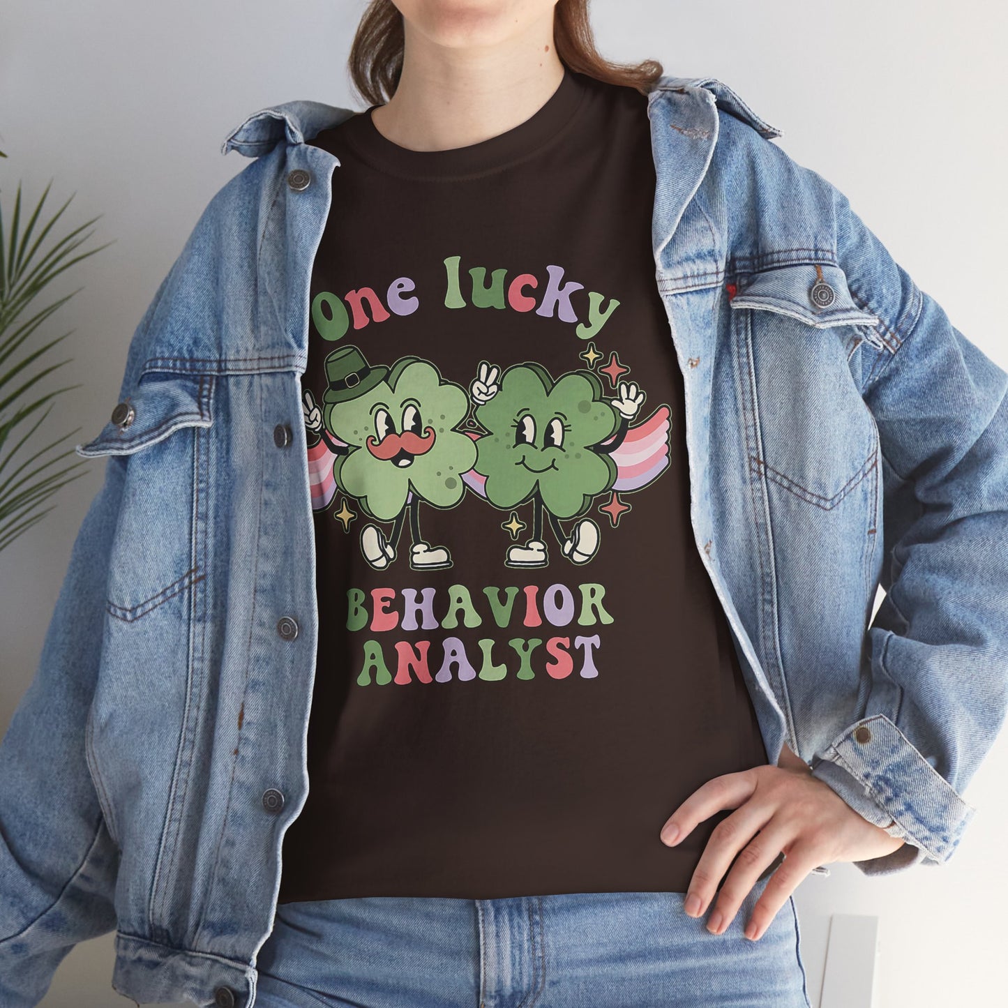 One Lucky Behavior Analyst T-Shirt — St. Patrick’s Day Shamrock ABA Shirt