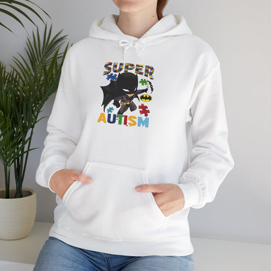 Super Autism Hoodie — Superhero Puzzle Piece Autism Awareness Sweatshirt