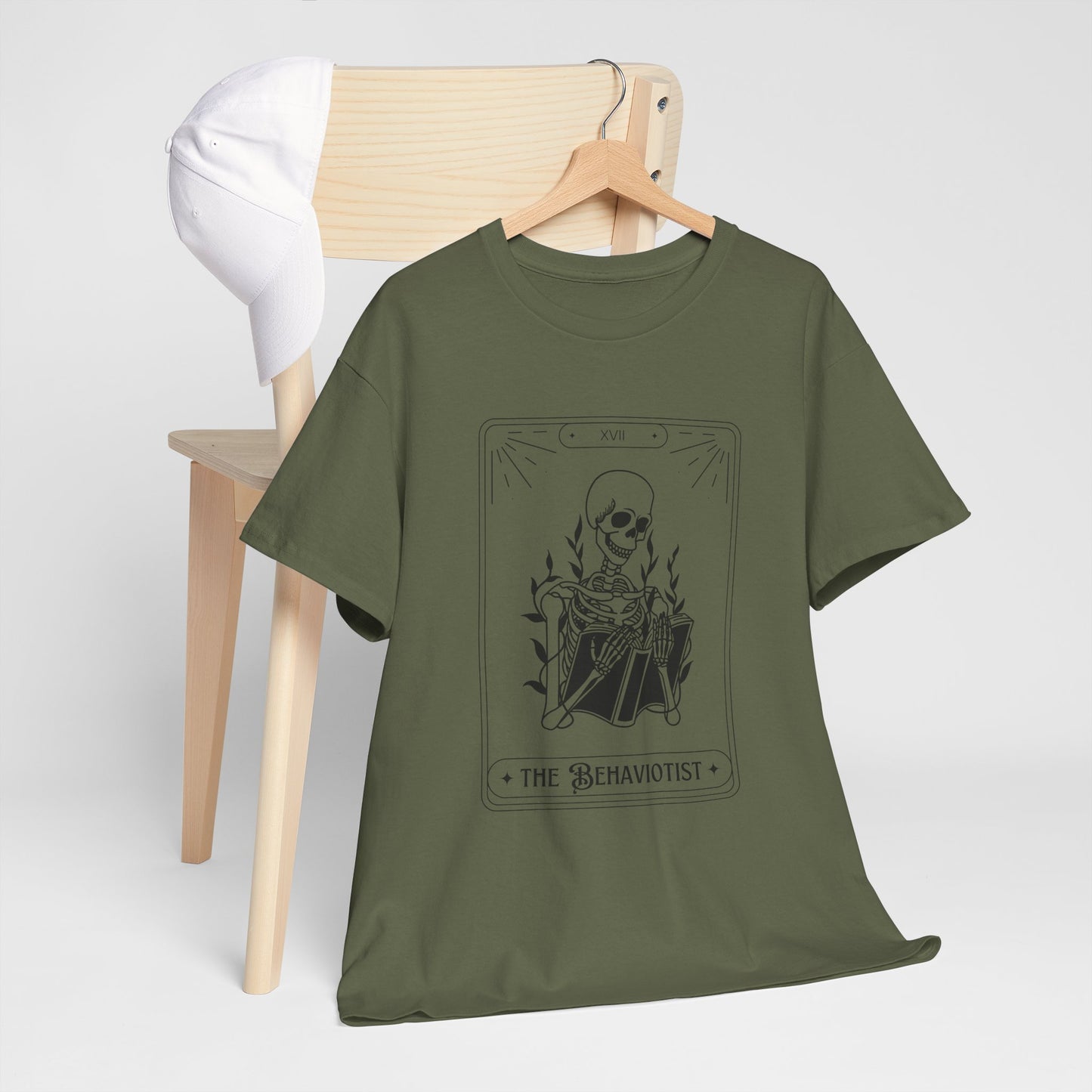 Skeleton Themed Unisex Heavy Cotton Tee - Perfect for Halloween and Casual Wear