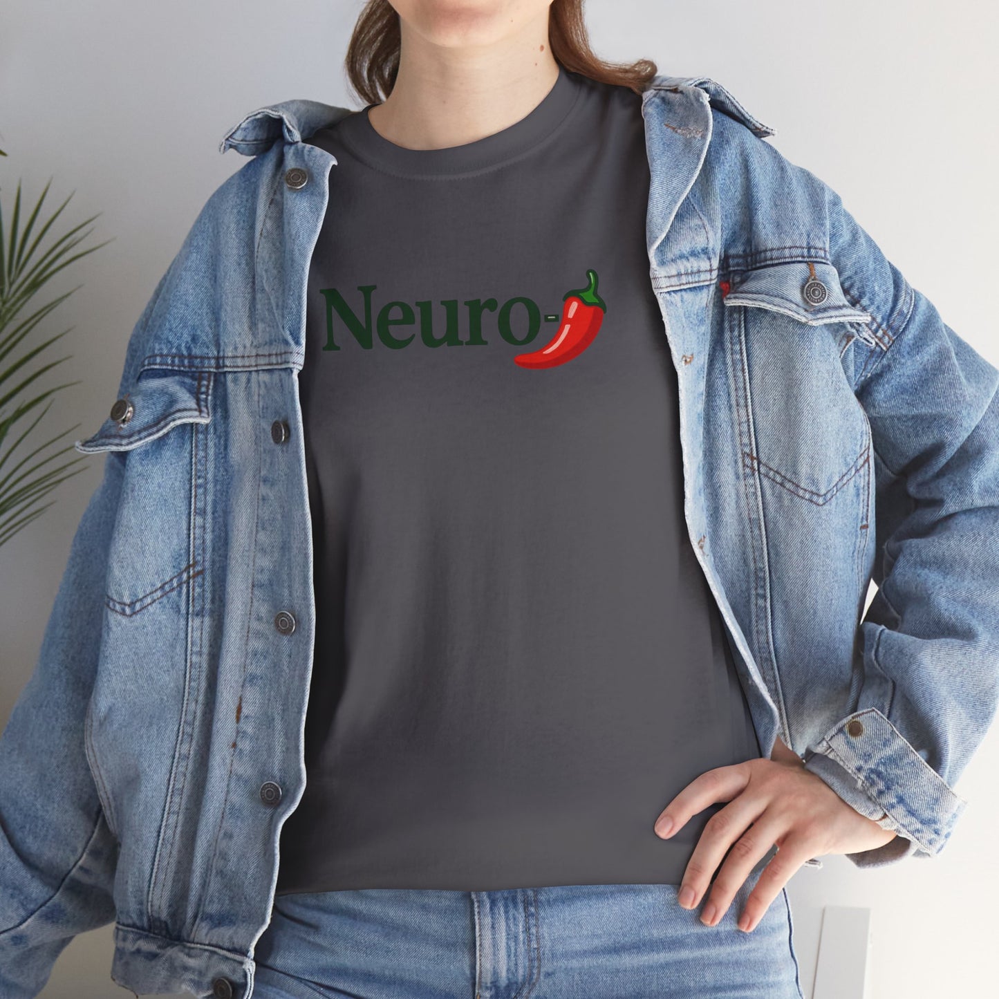 Neuro Chili Unisex Heavy Cotton Tee - Fun & Unique T-Shirt for Casual Wear