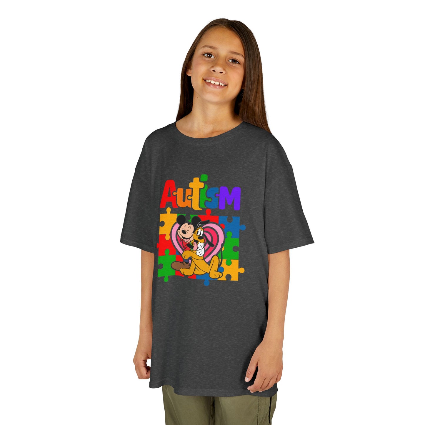 Kids Autism Awareness Puzzle Heart T-Shirt