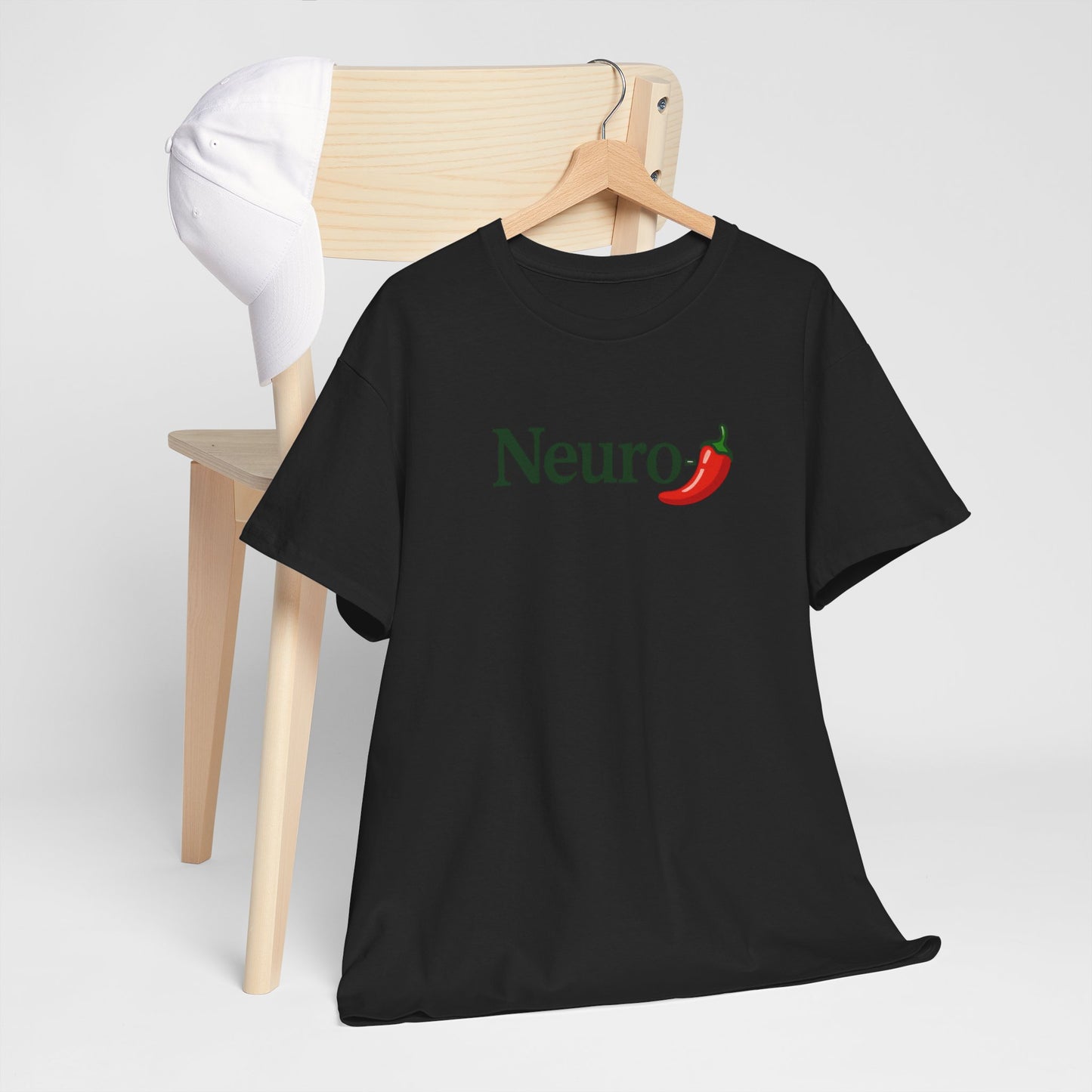 Neuro Chili Unisex Heavy Cotton Tee - Fun & Unique T-Shirt for Casual Wear