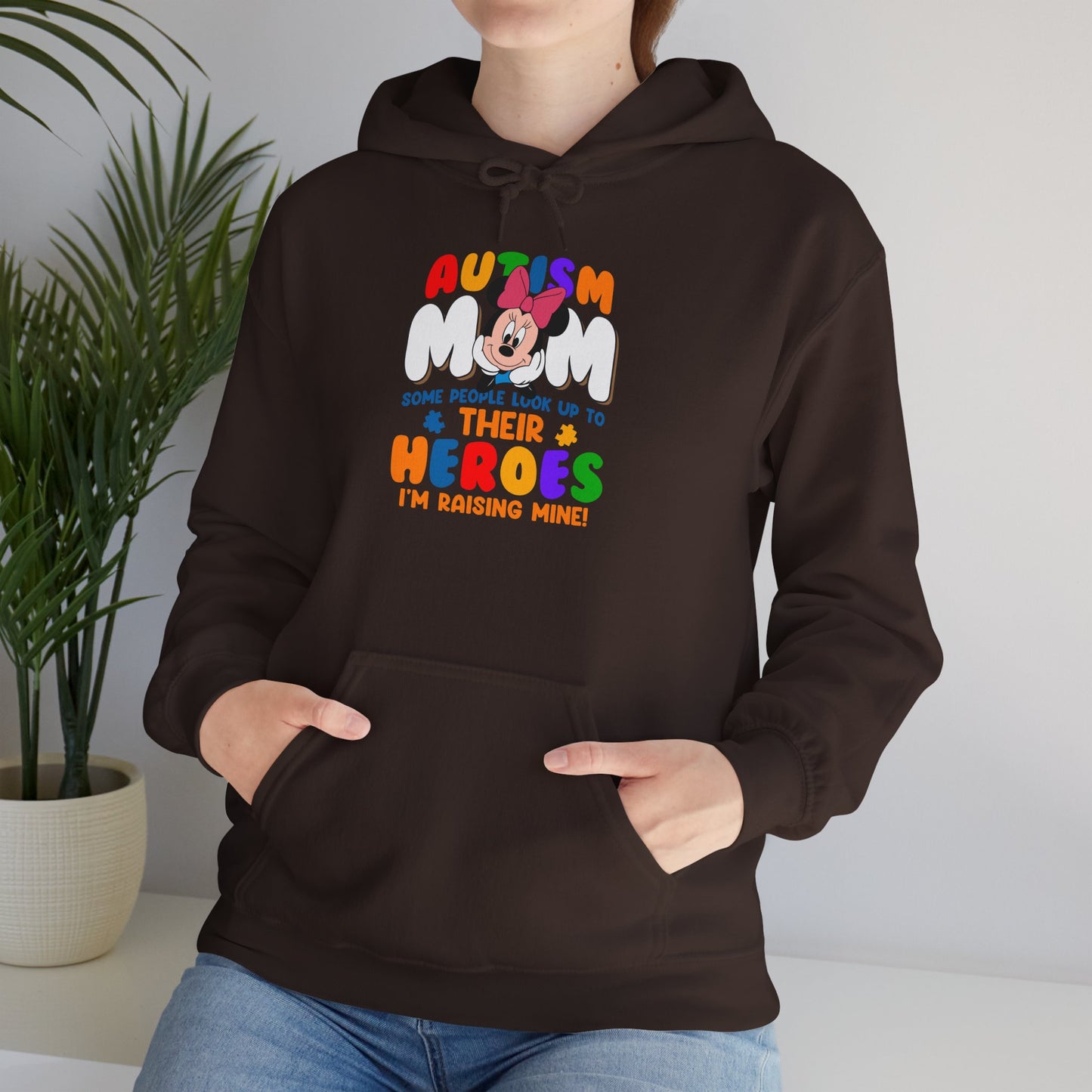 Autism Mom Hoodie - Proud Parent Support Sweatshirt (I’m Raising Heroes)