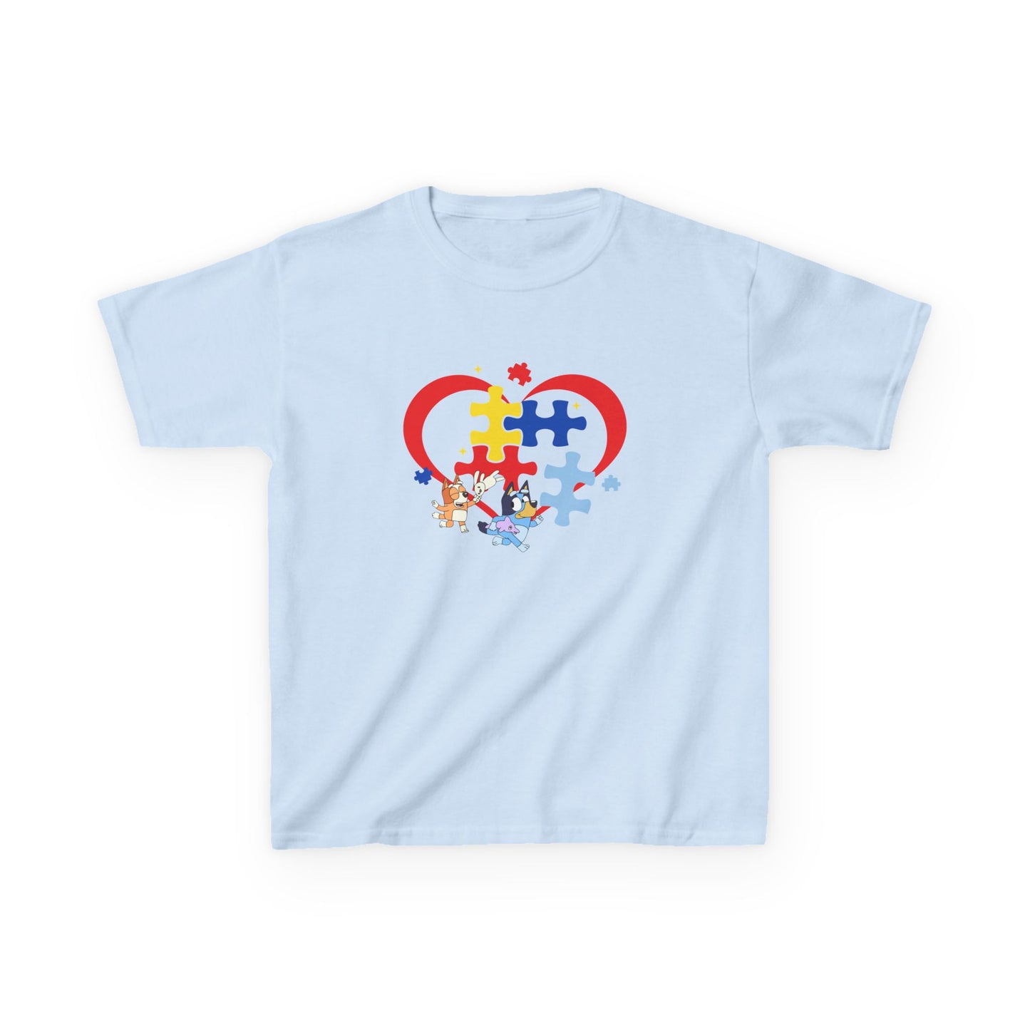 Kids Autism Puzzle Heart T-Shirt